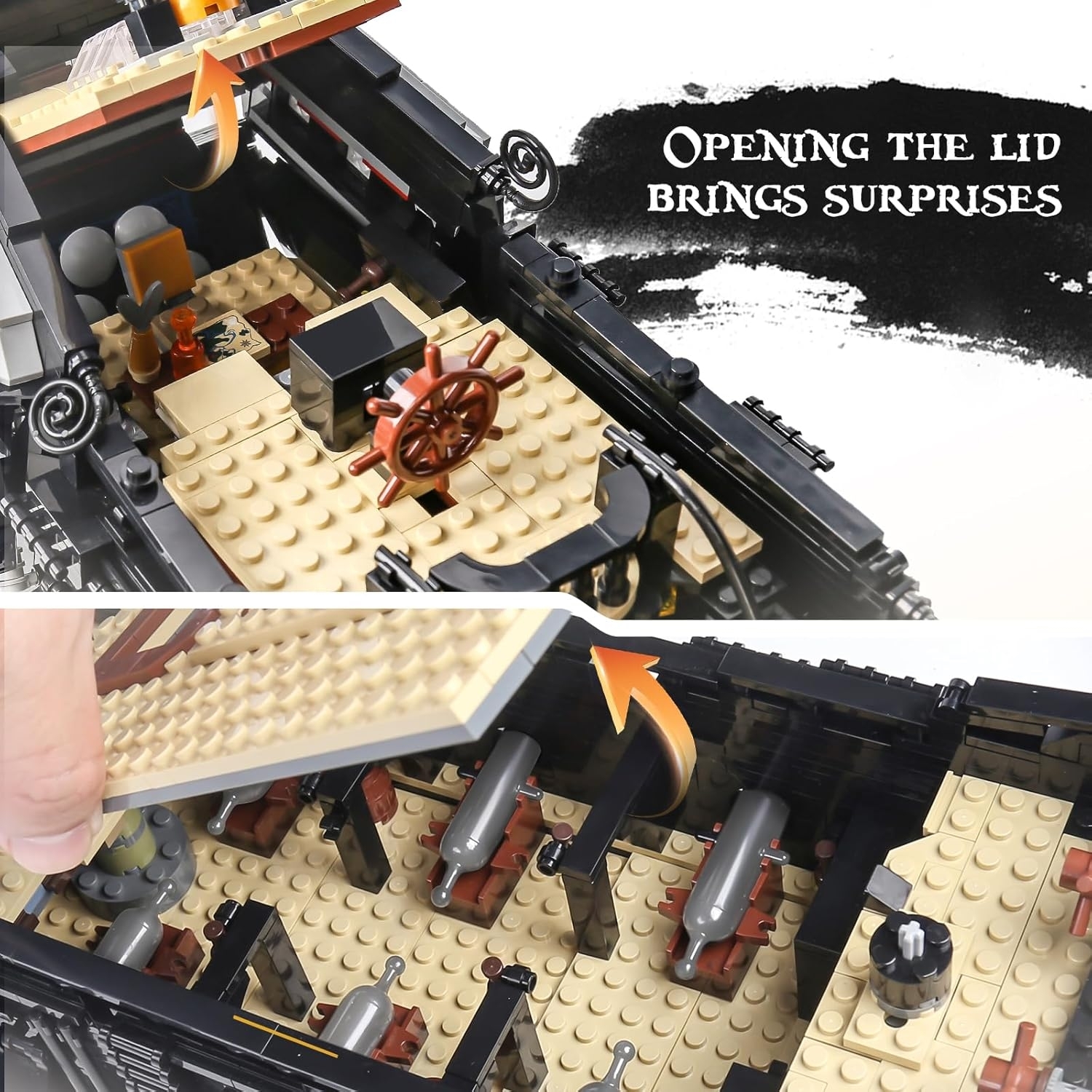 Mould King 13199 Piratenschiff Black Pearl