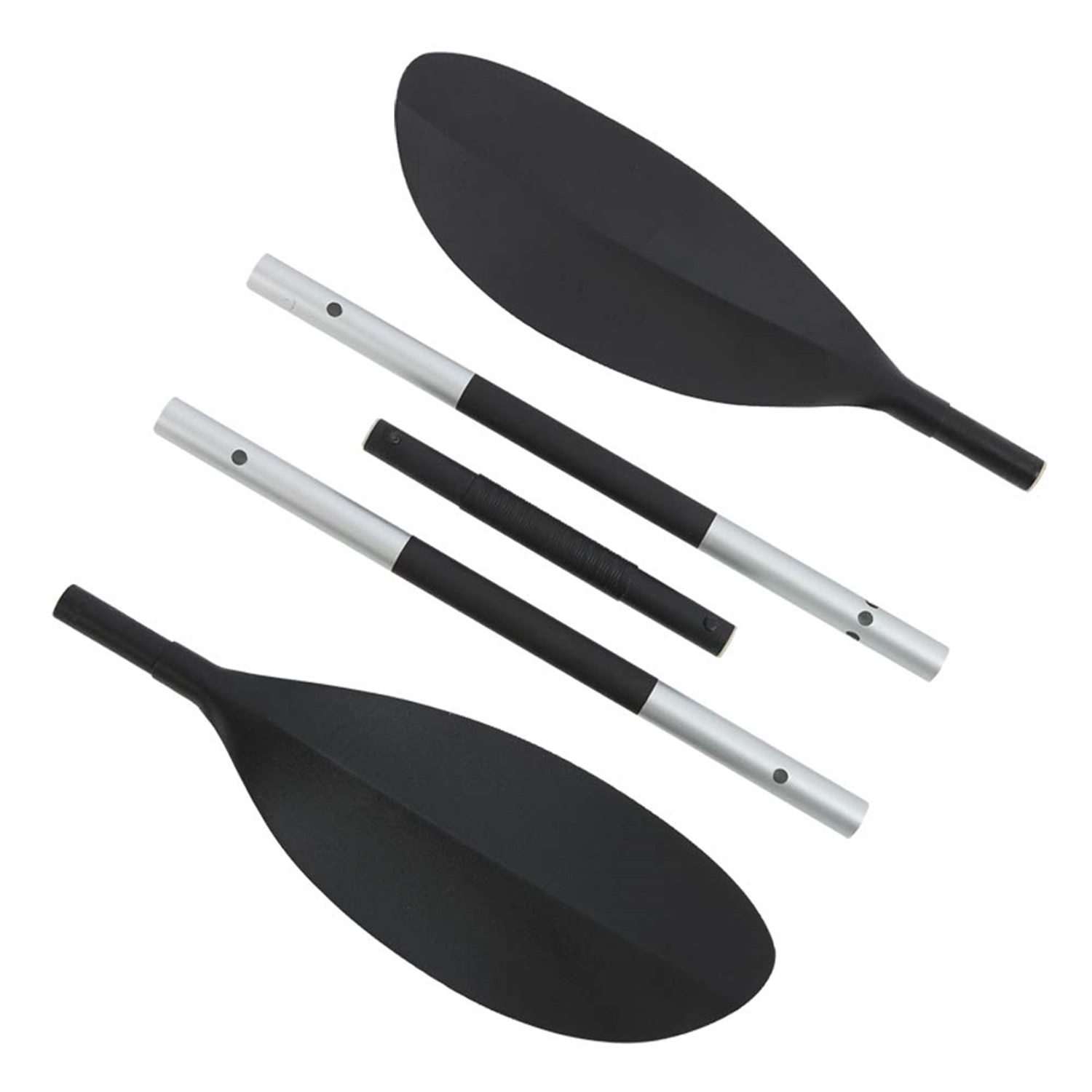 Intex 69629 Aluminium Kajak-Paddel schwarz 218cm