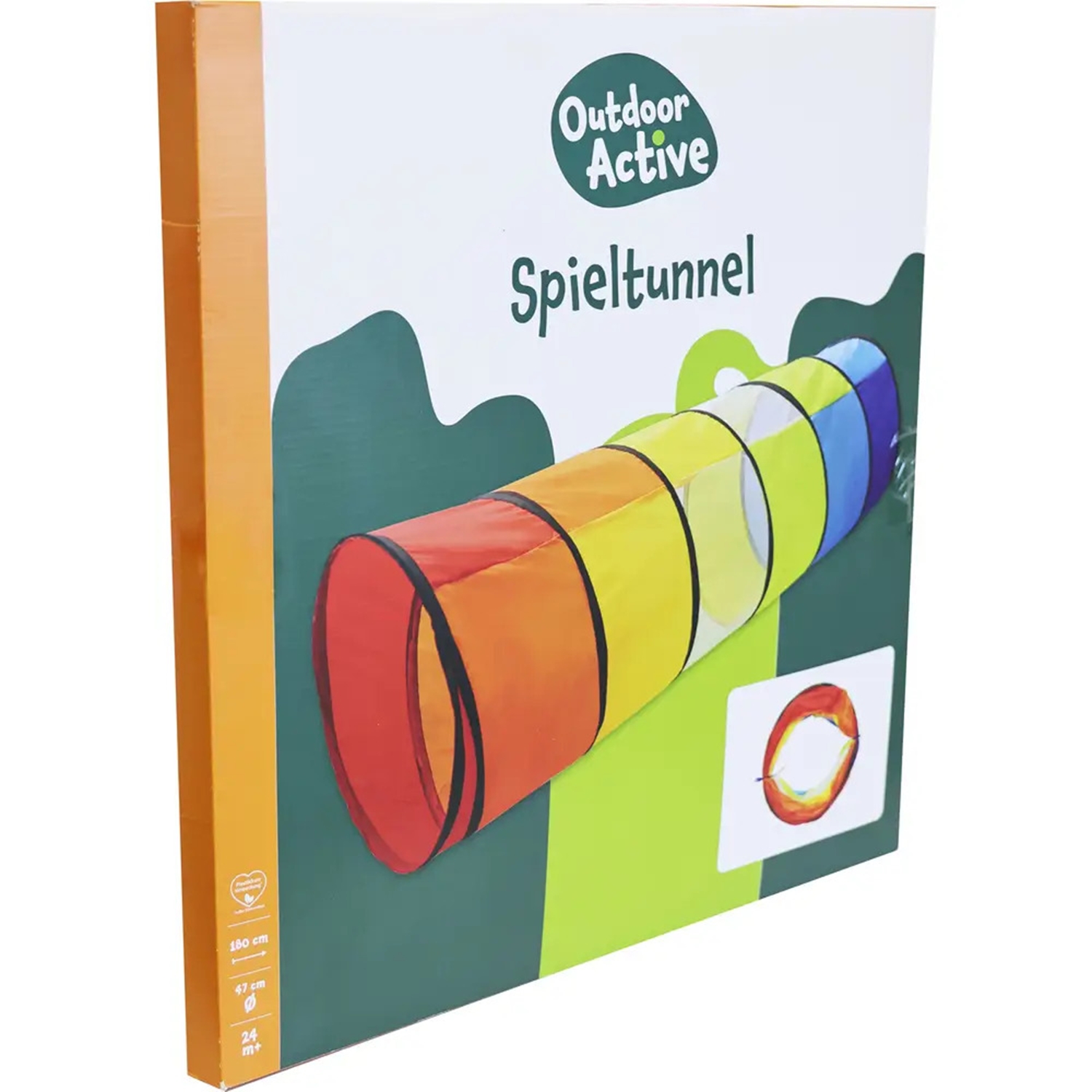 Outdoor Active 71805271 Spieltunnel 47cm Länge 180cm