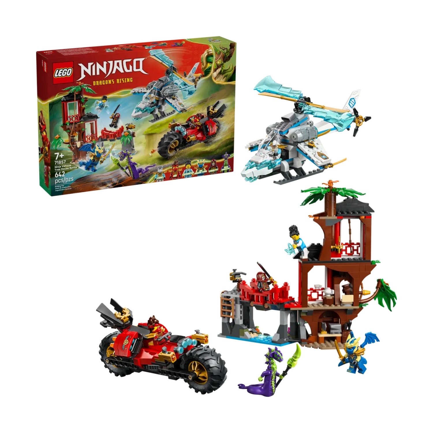 LEGO 71857 Showdown am Baumhaus mit dem Ninja-Bike
