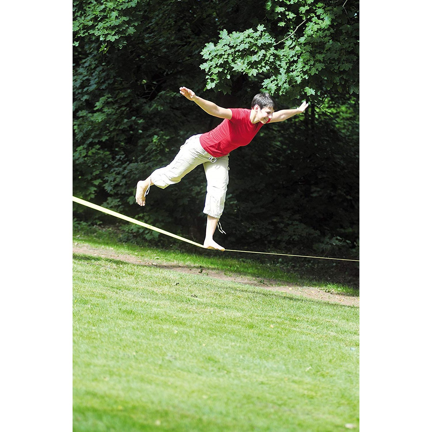 Hudora 76656 Slackline Set mit Baumschutz