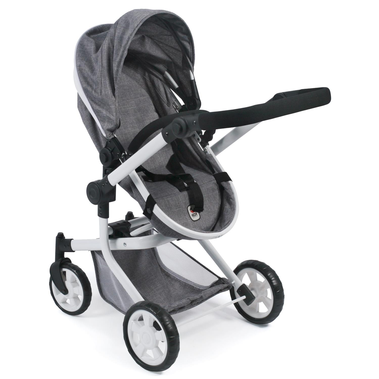 Bayer Chic 2000 595-76 Kombi-Puppenwagen "MIKA", Jeans Grey