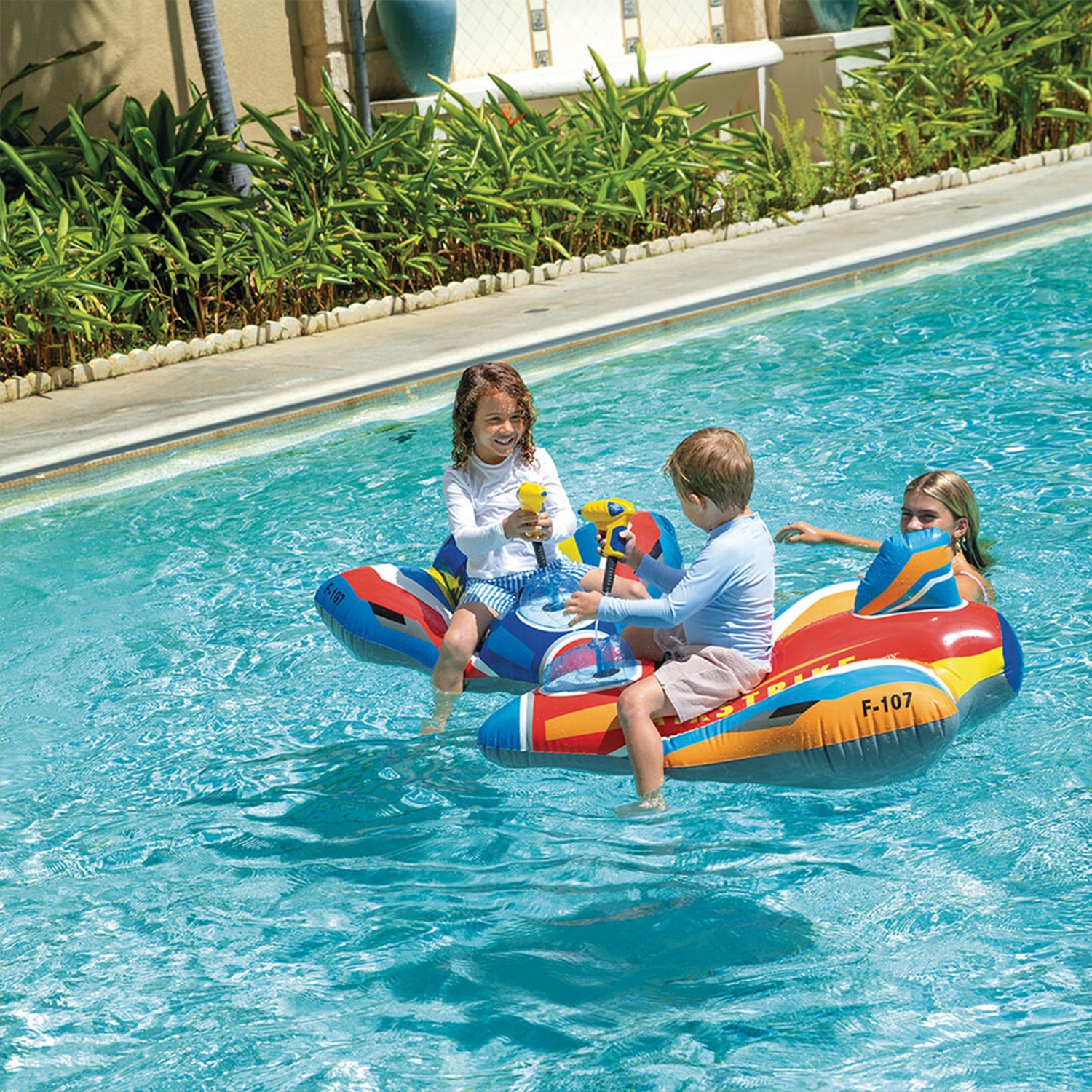 Intex 57531NP Jet Fighters Ride-on 2 Colors