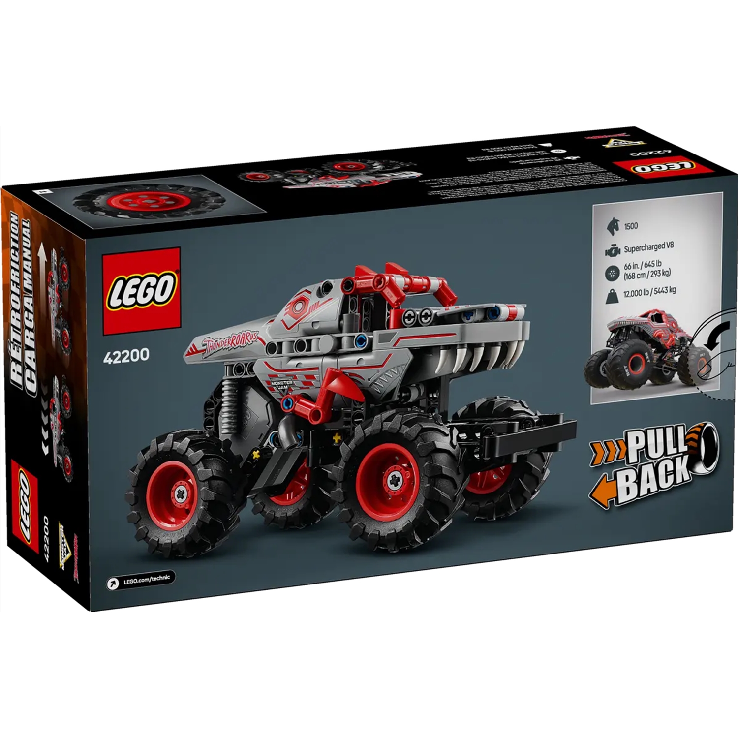 LEGO 42200 Monster Jam™ ThunderROARus™