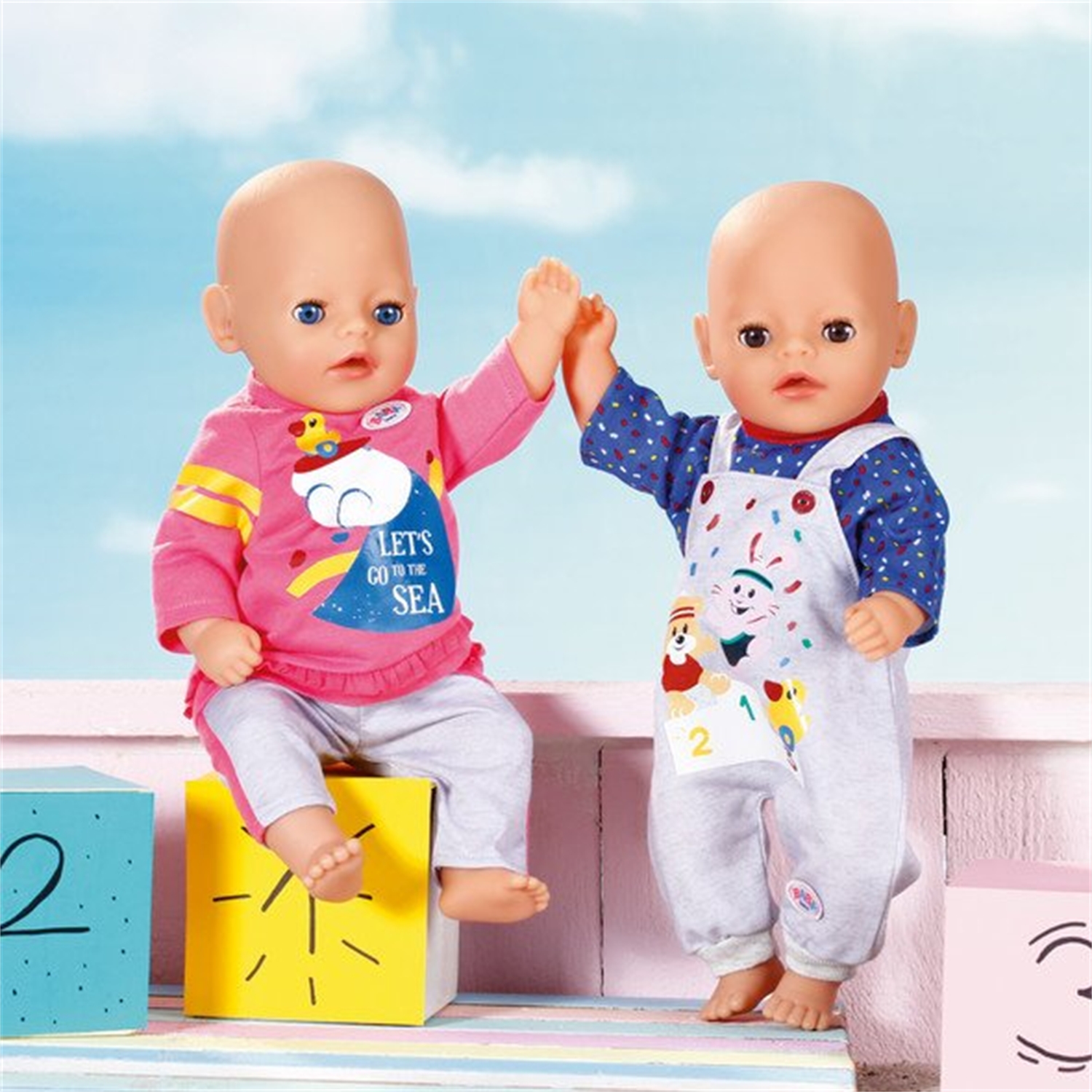 Zapf Creation 827932 BABY born Little Freizeit Outfit 36cm