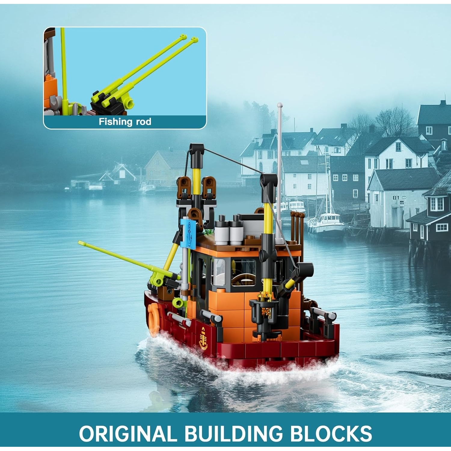 Mould King 10135 Fischerboot