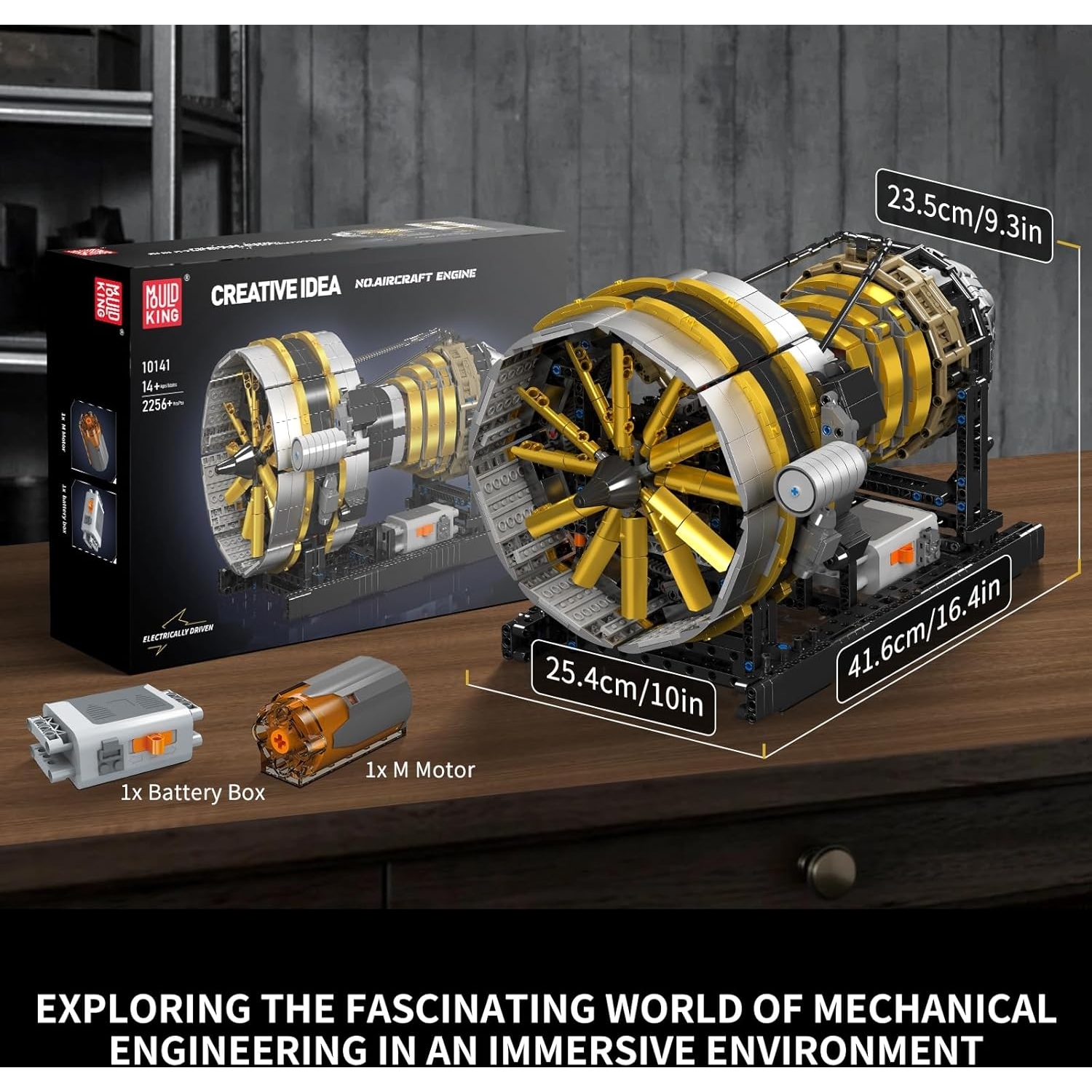 Mould King 10141 Flugzeugmotor