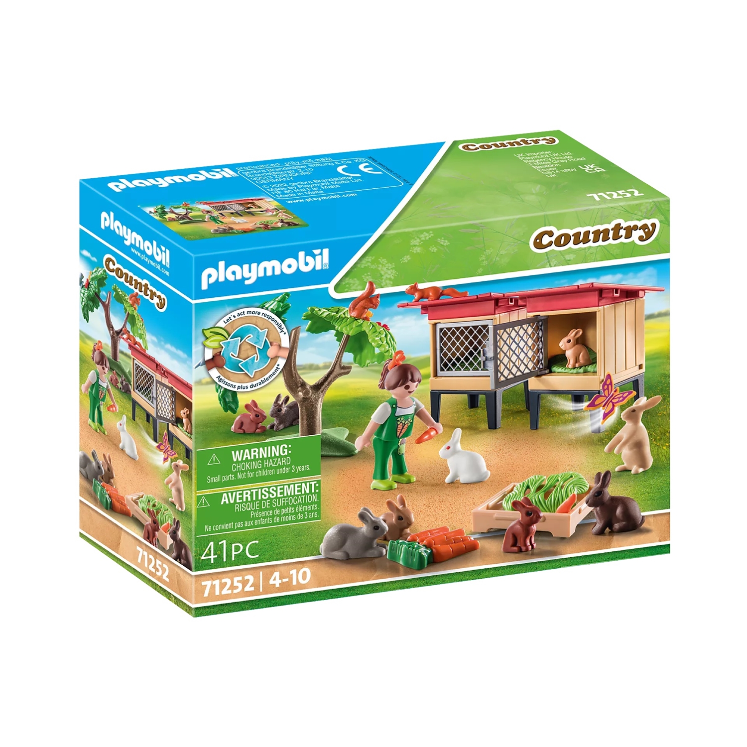 PLAYMOBIL 71252 Kaninchenstall