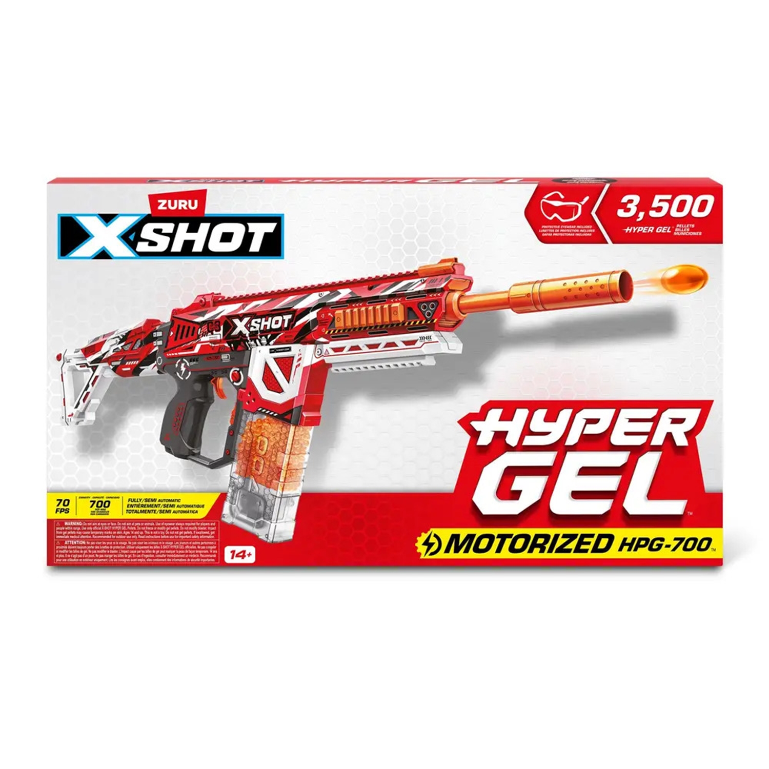 Zuru 36620 XSHOT - Hyper Gel HPG-700 Blaster mit Gel-Kugeln -