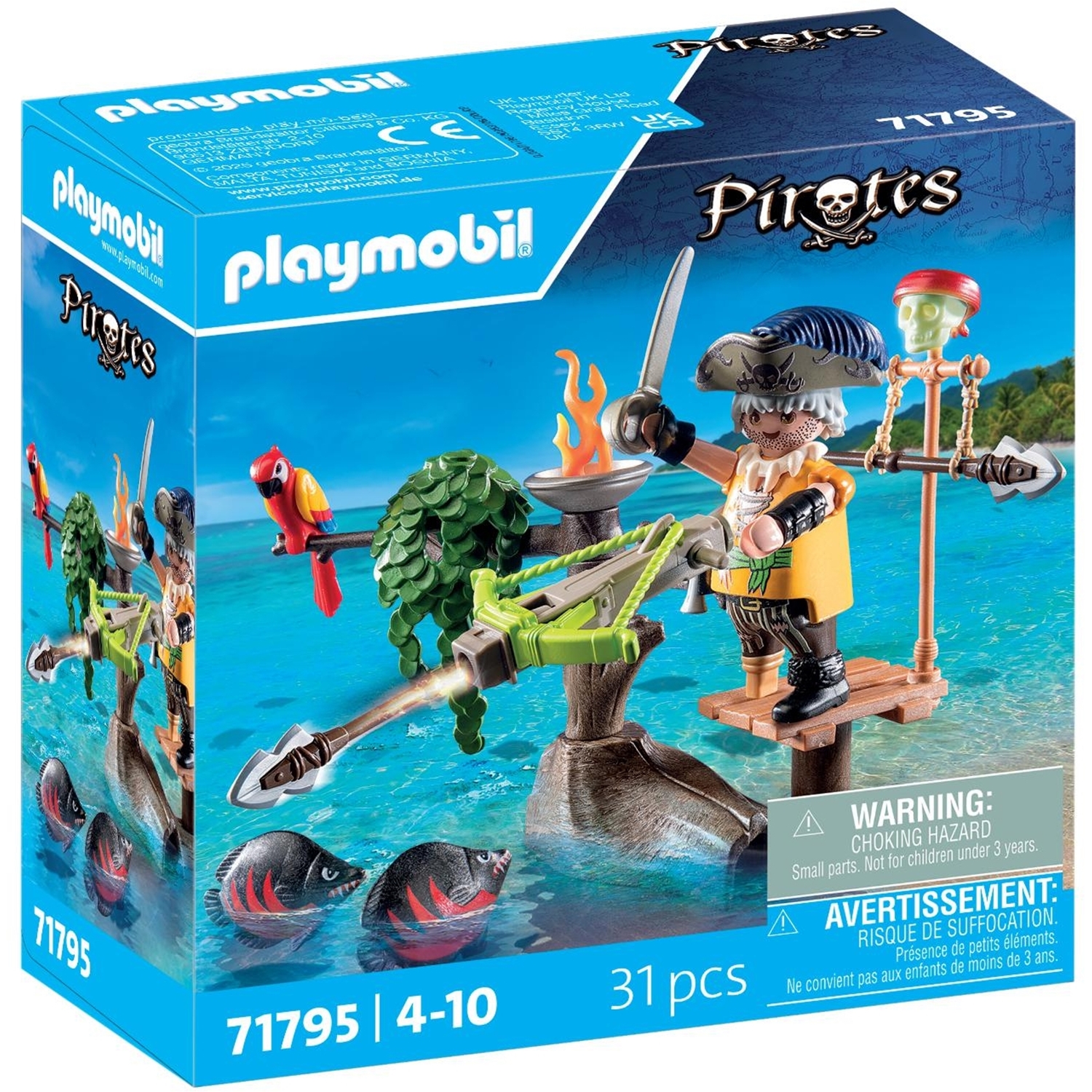 PLAYMOBIL 71795 Pirat mit Balliste