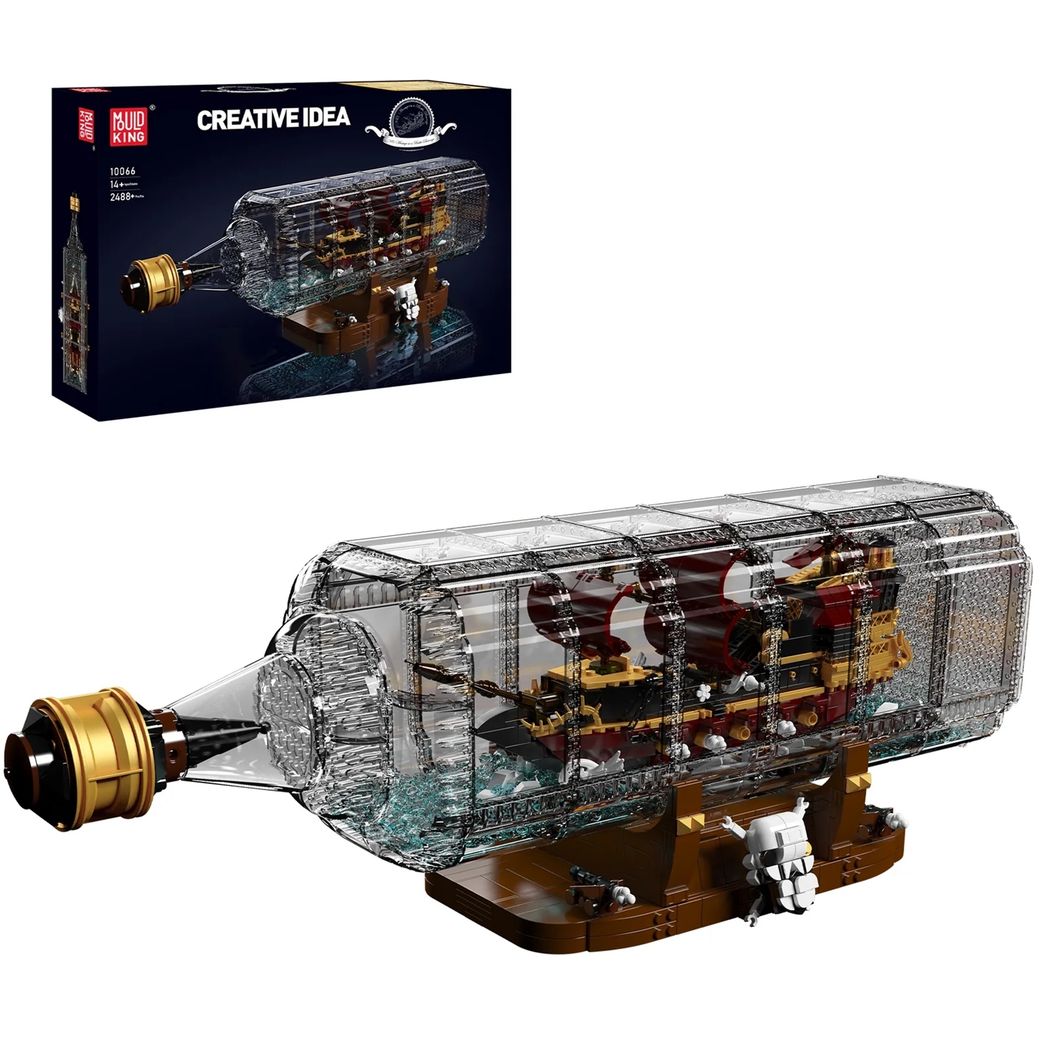 Mould King 10066 Revenge in a Bottle Buddelschiff