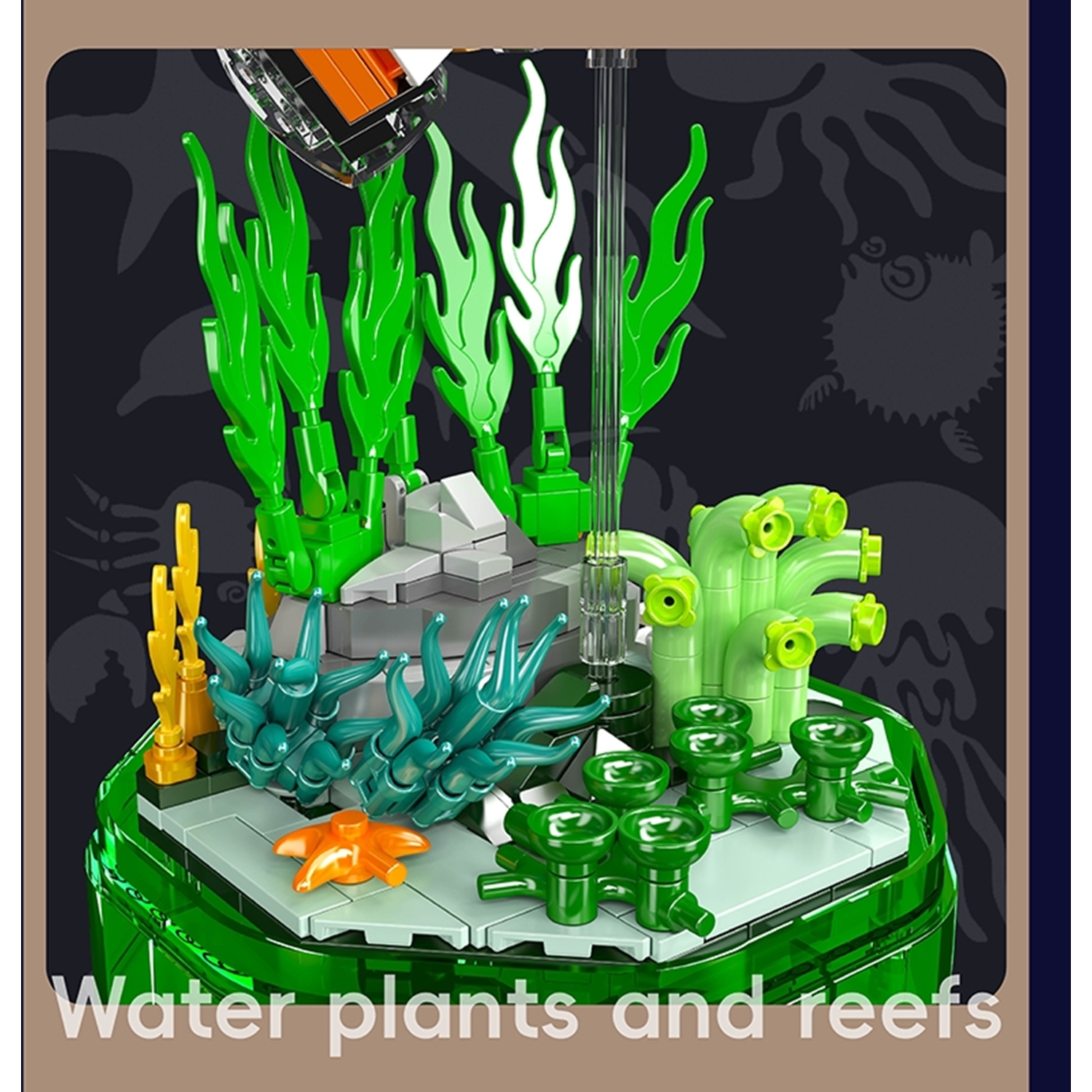 Mould King 10102 Spieluhr Clownfisch