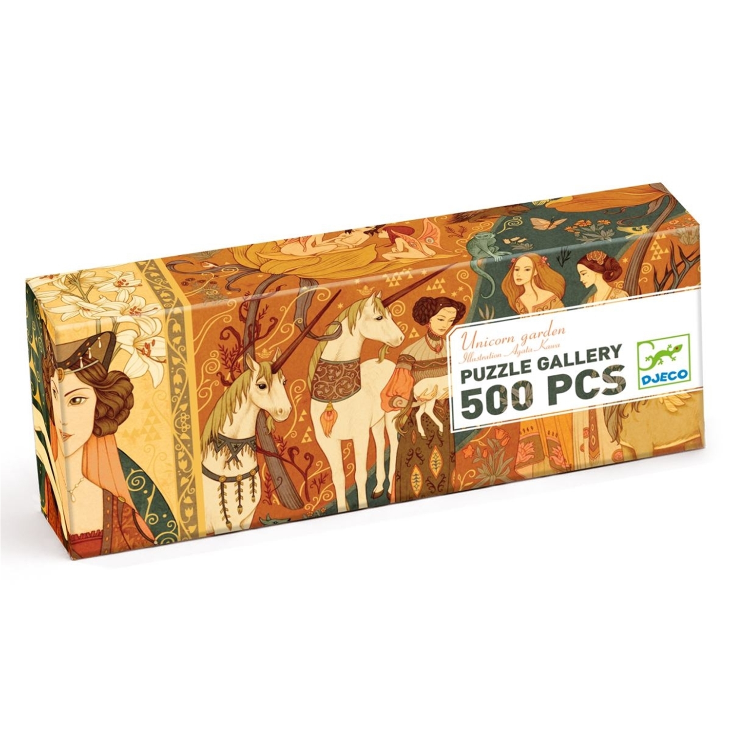 Djeco DJ07624 Puzzle Gallerie - Unicorn Garden, 500 Teile