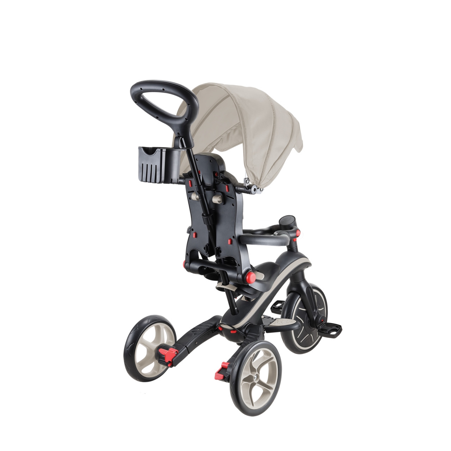 Globber 732-466-2 GLOBBER EXPLORER TRIKE FOLDABLE 4in1 taupe