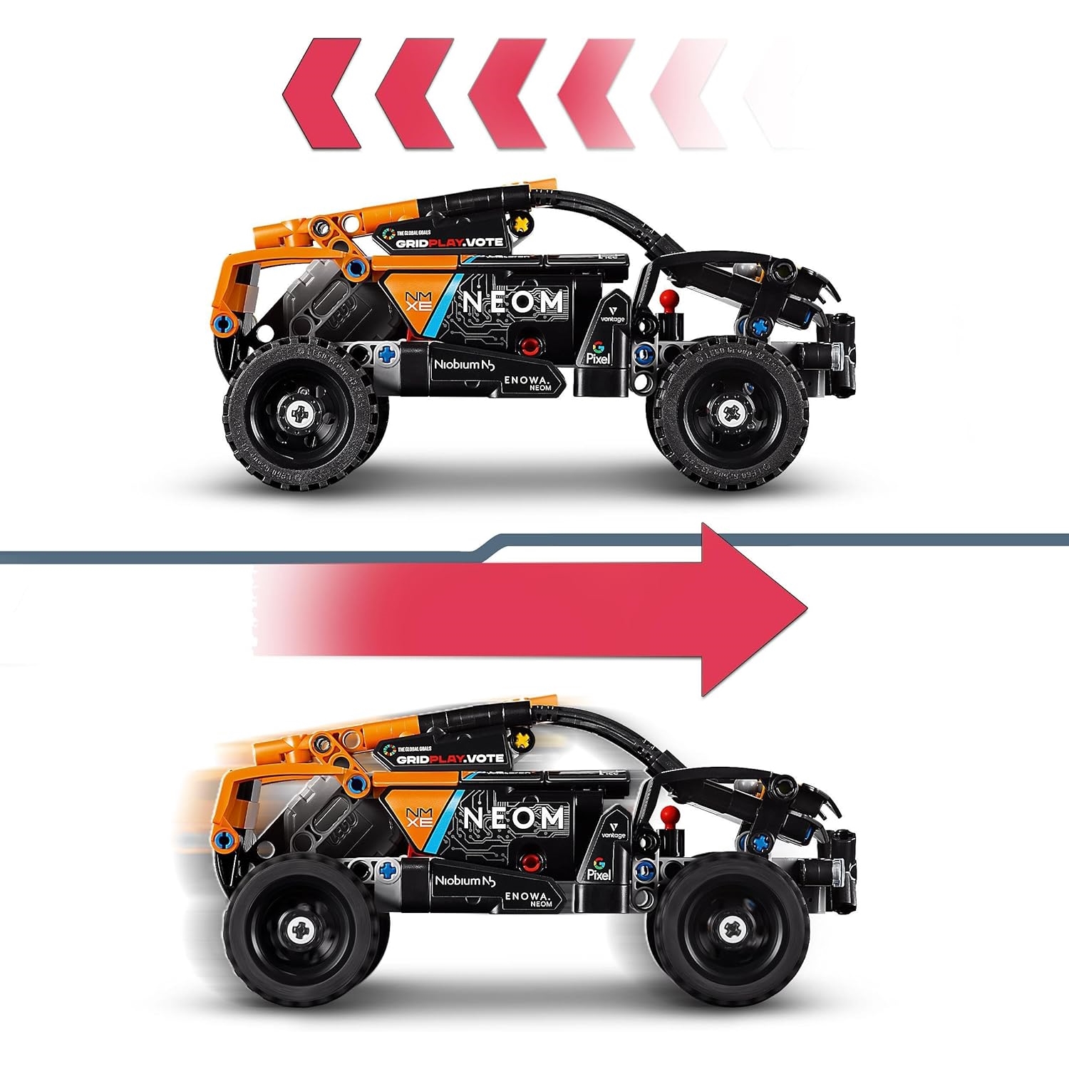 LEGO 42166 NEOM McLaren Extreme E Race Car