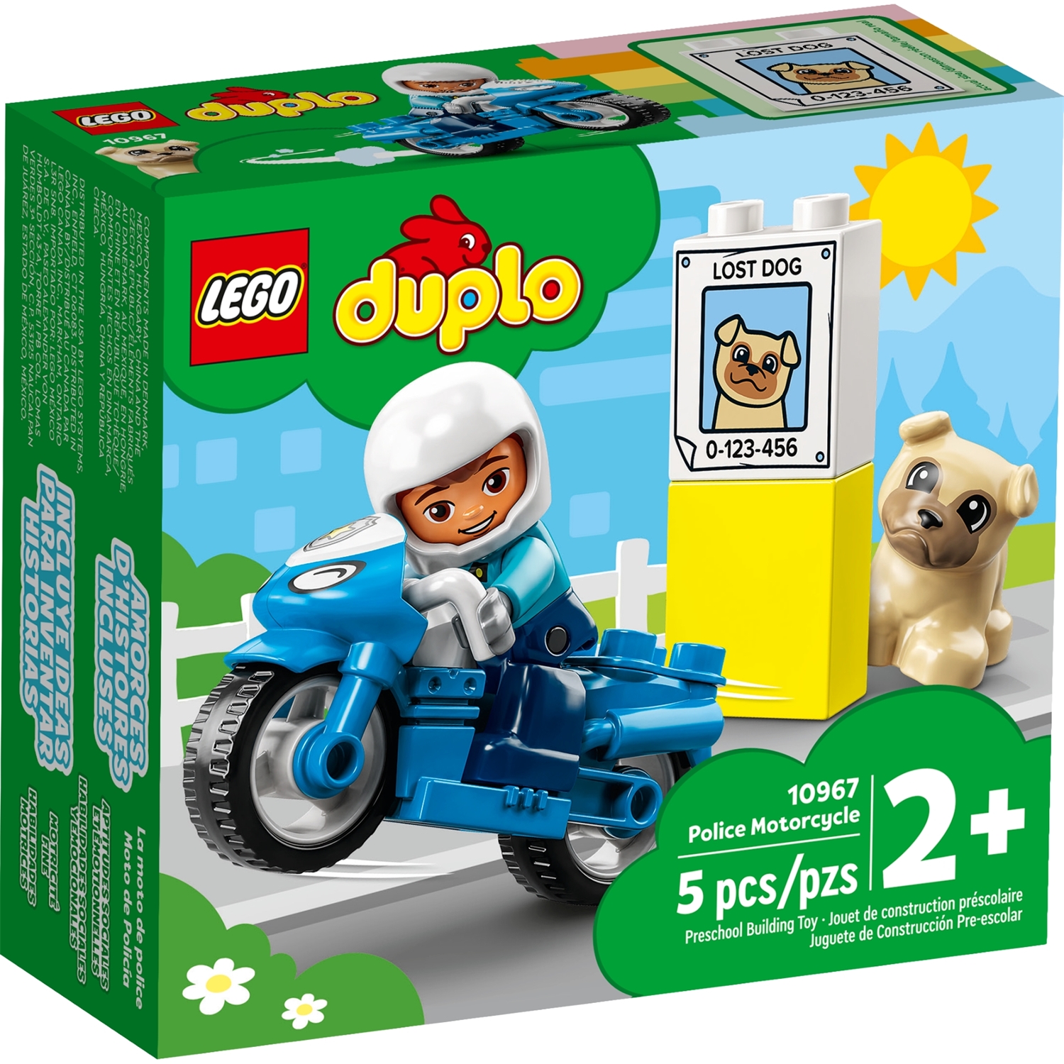 Lego 10967 DUPLO® Polizeimotorrad