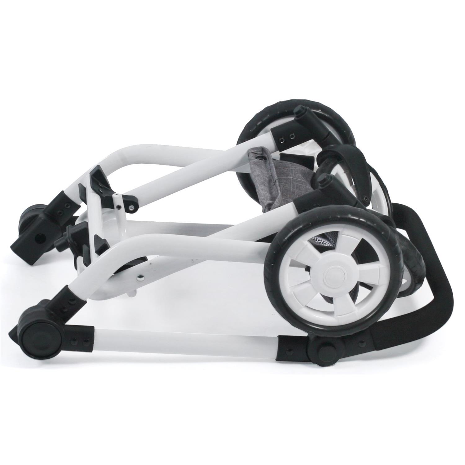 Bayer Chic 2000 595-76 Kombi-Puppenwagen "MIKA", Jeans Grey