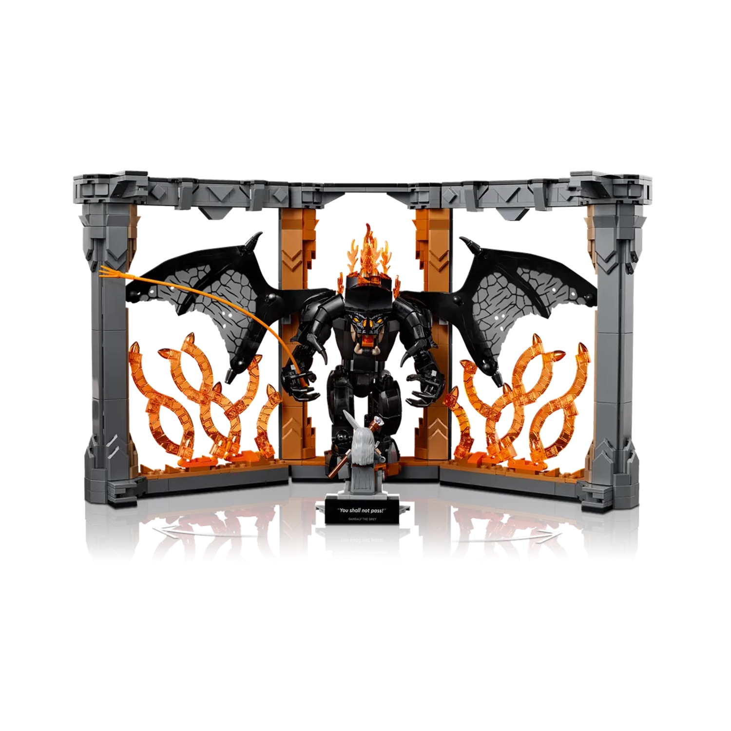 LEGO 10367 Icons Balrog Buchstütze