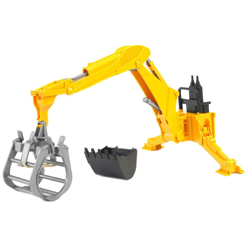 Bruder 02338 Zubehör: Heckbagger mit Greif