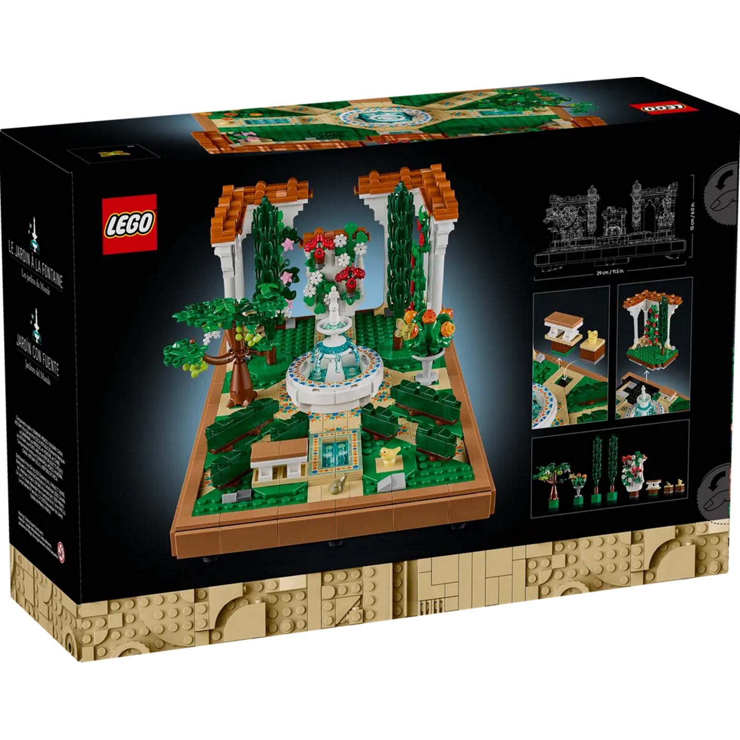 LEGO 10359 Springbrunnengarten