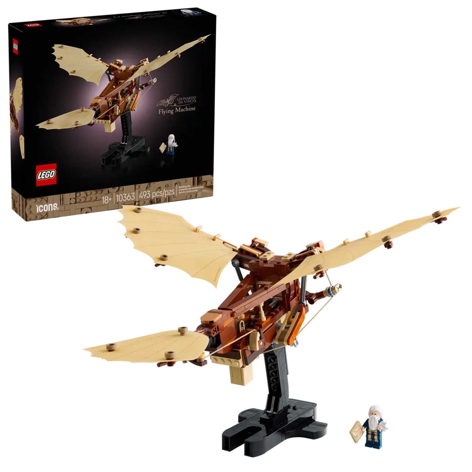 LEGO 10363 Leonardo da Vincis Fluggerät
