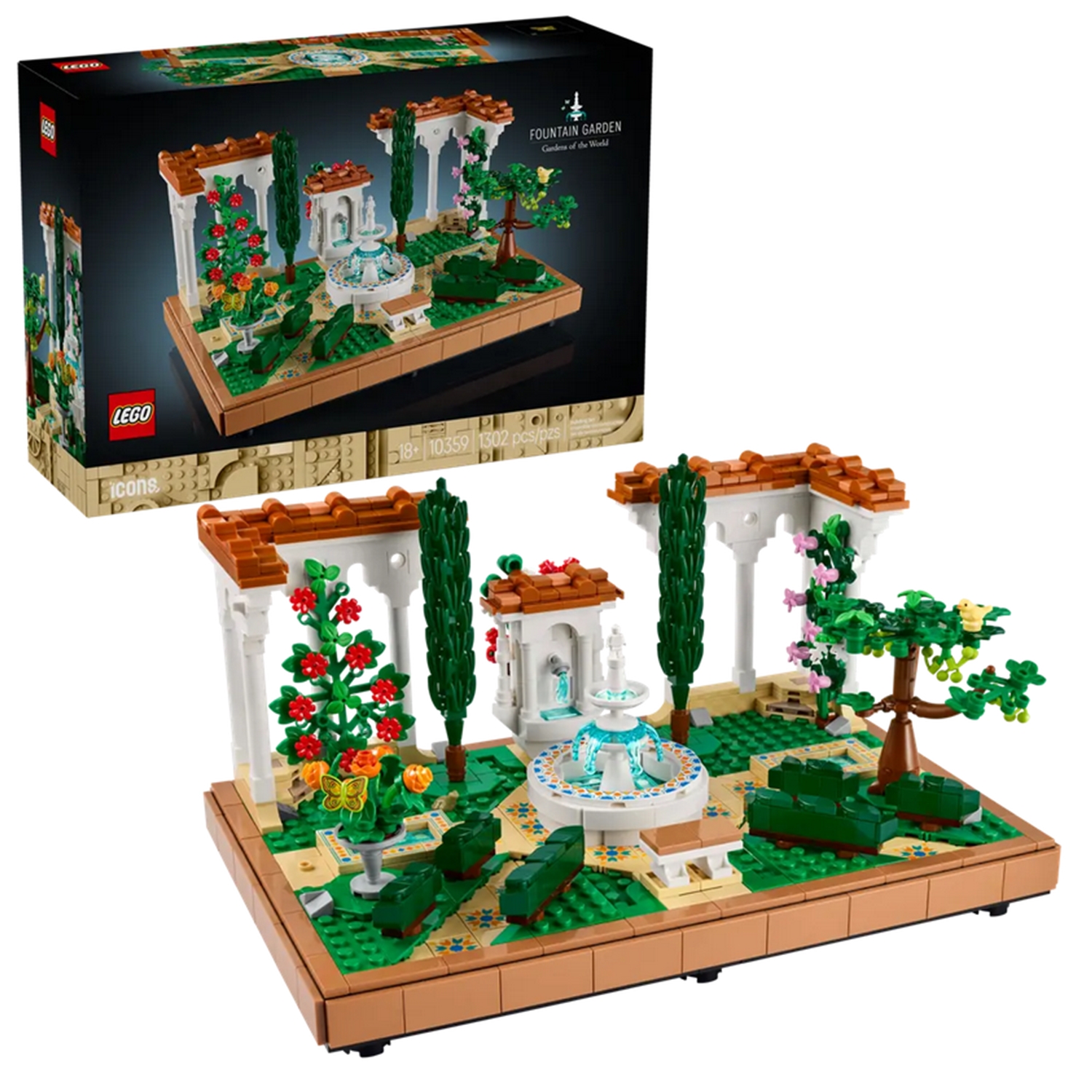 LEGO 10359 Springbrunnengarten