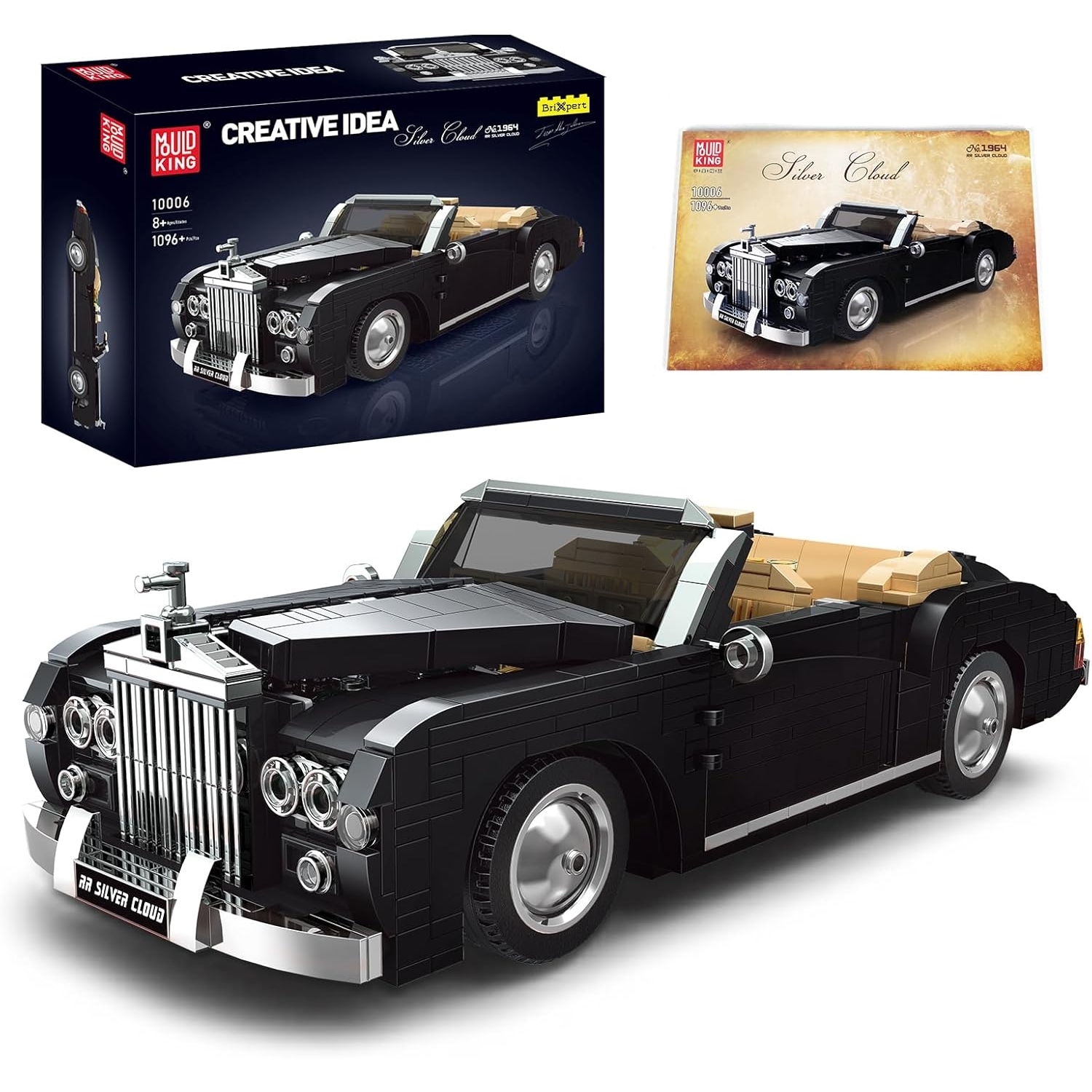 Mould King 10006 Oldtimer RR Silver Cloud
