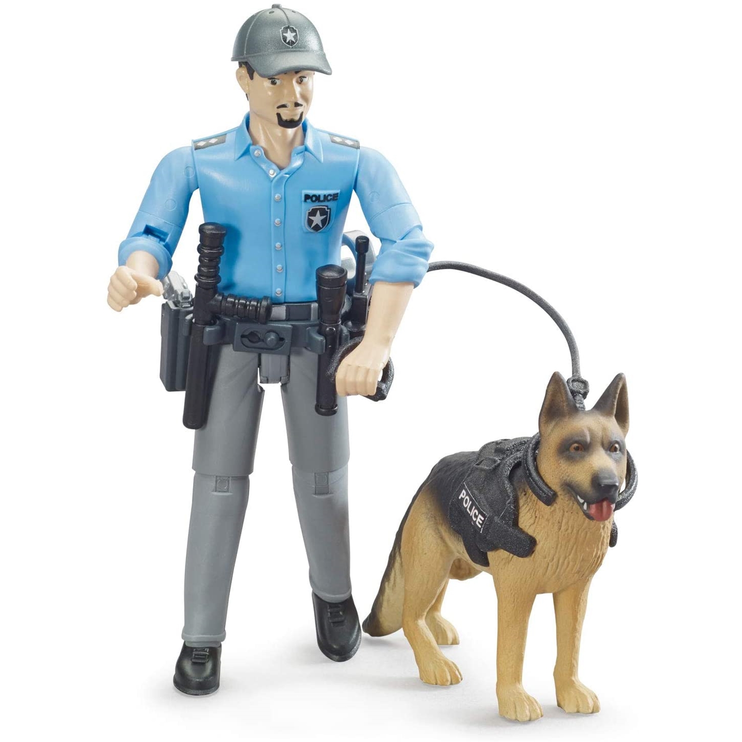 Bruder 62150 bworld Polizist mit Hund