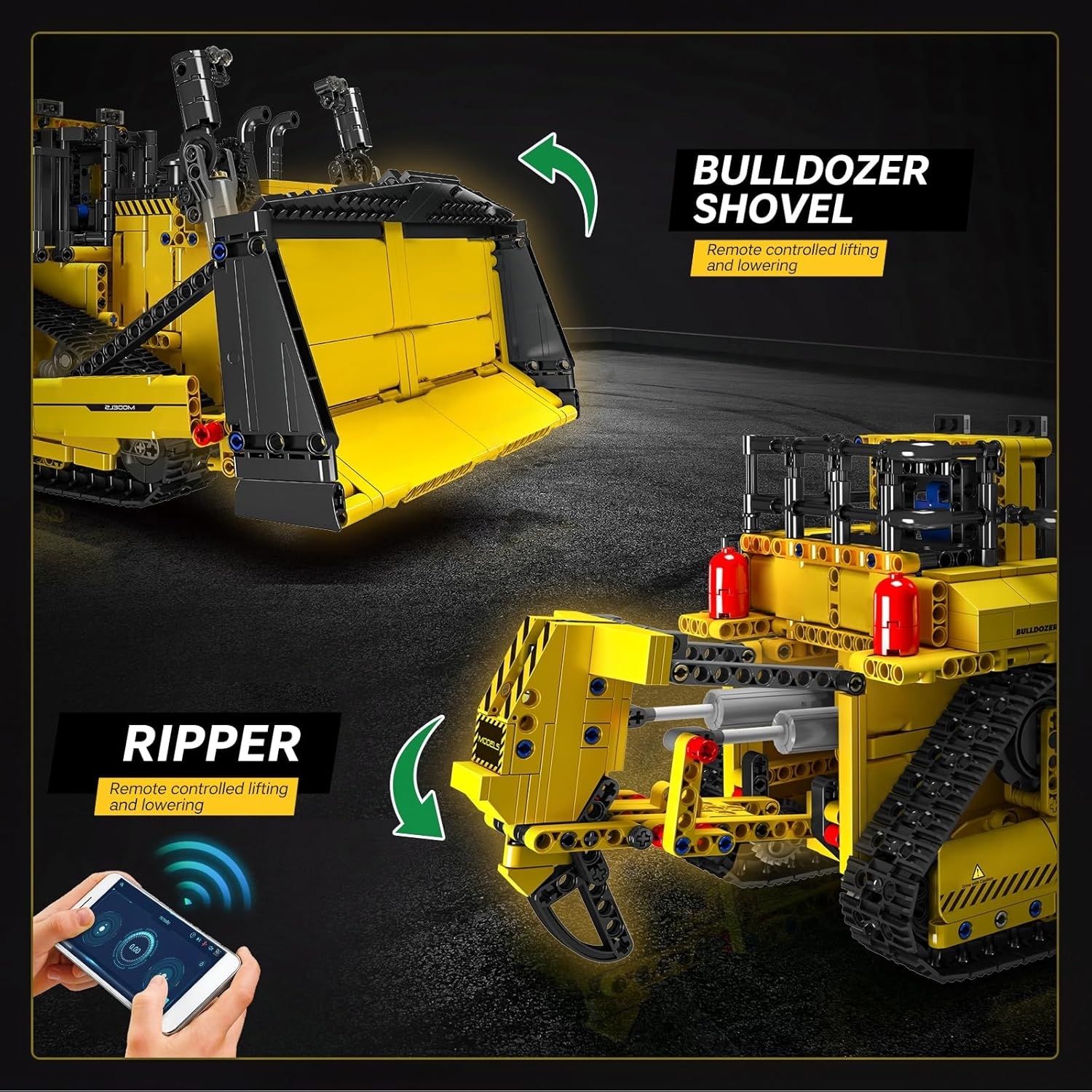 Mould King 15084 D11 Bulldozer