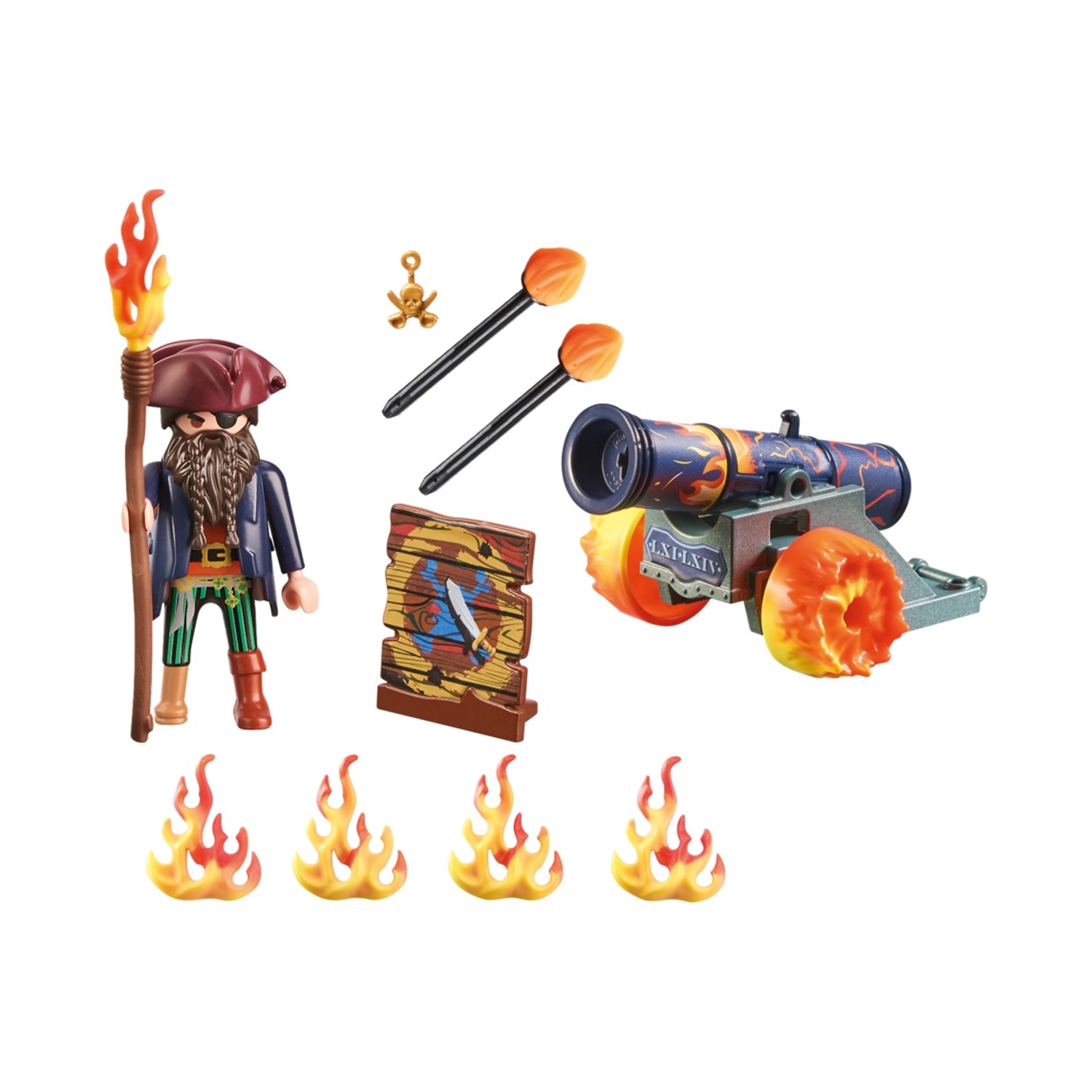PLAYMOBIL 71189 Pirat mit Kanone