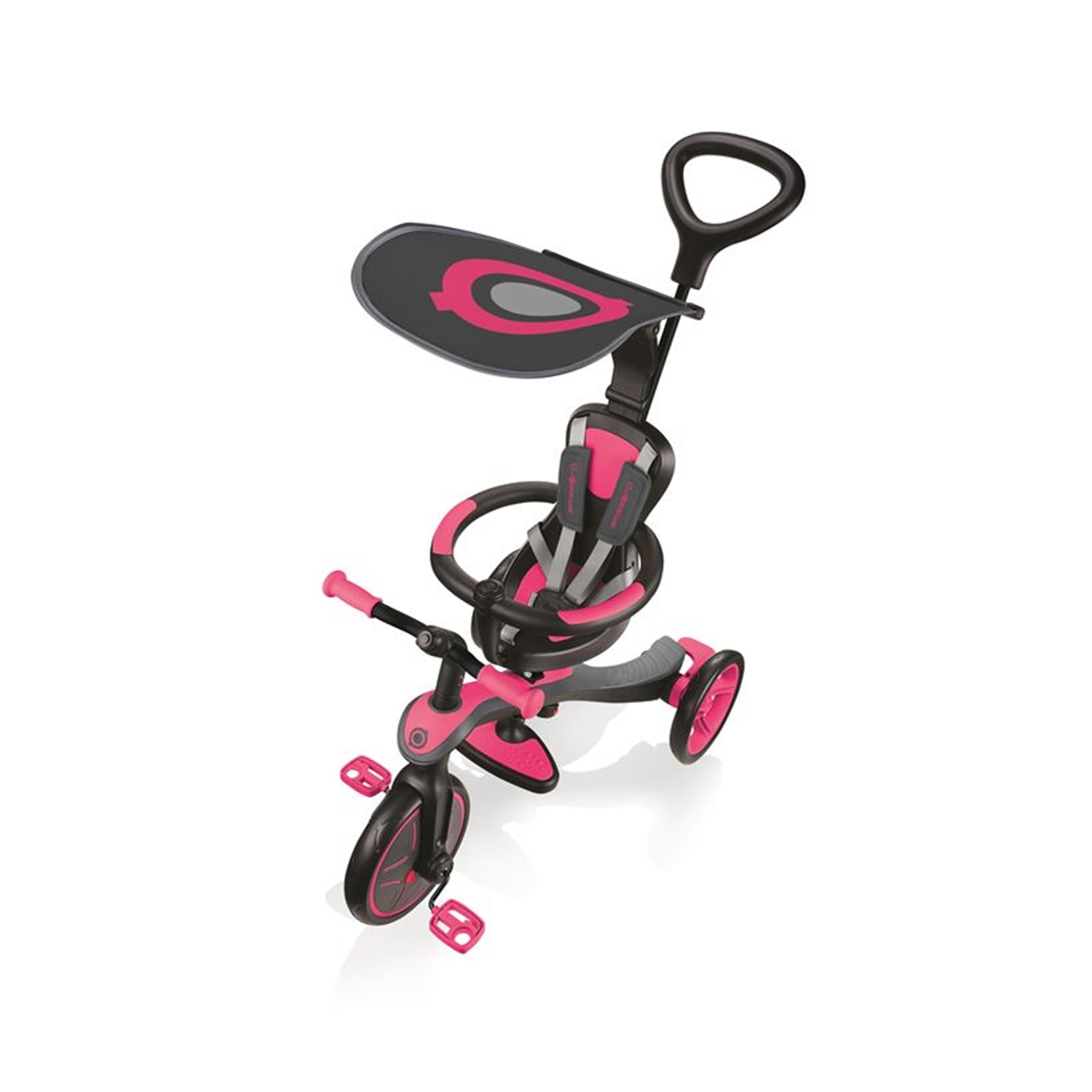 Globber 632-110-2 GLOBBER EXPLORER TRIKE 4in1 fuchsia pink
