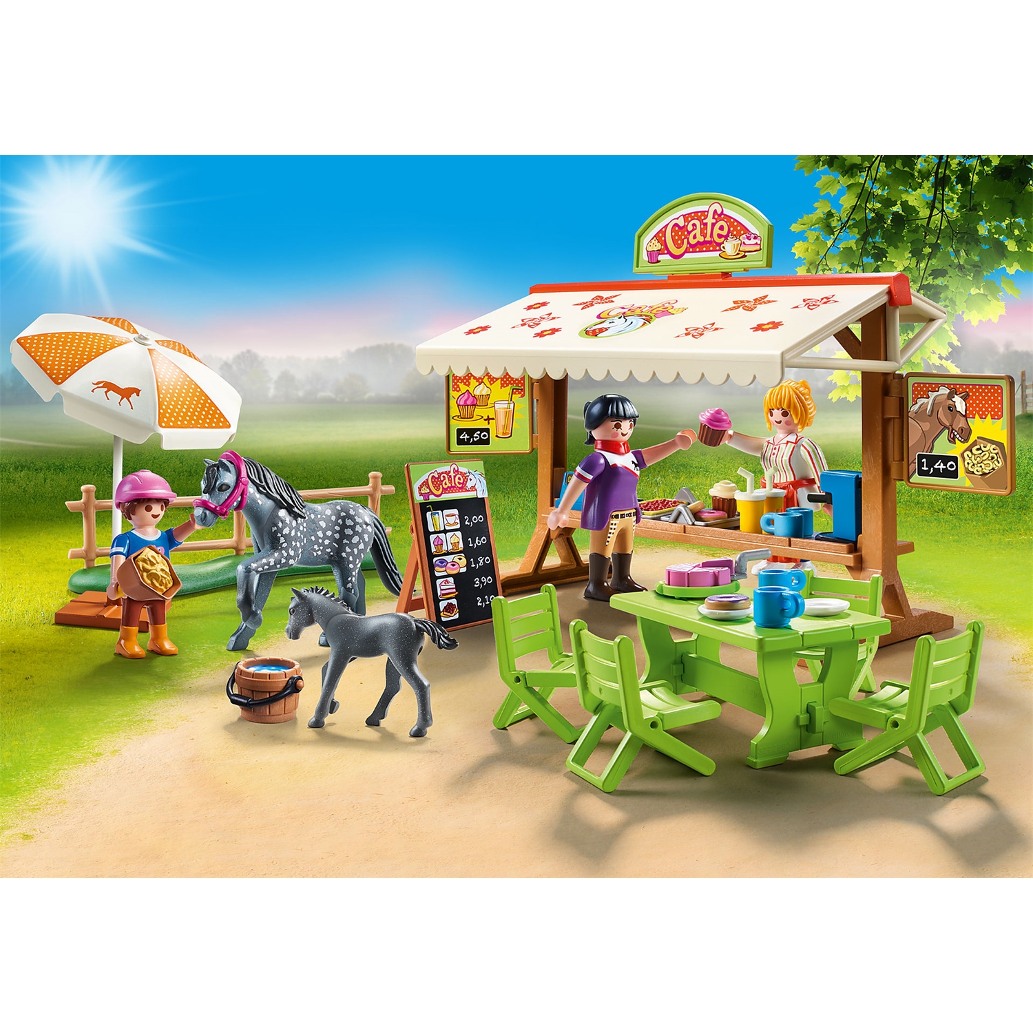 PLAYMOBIL 70519 Pony - Café