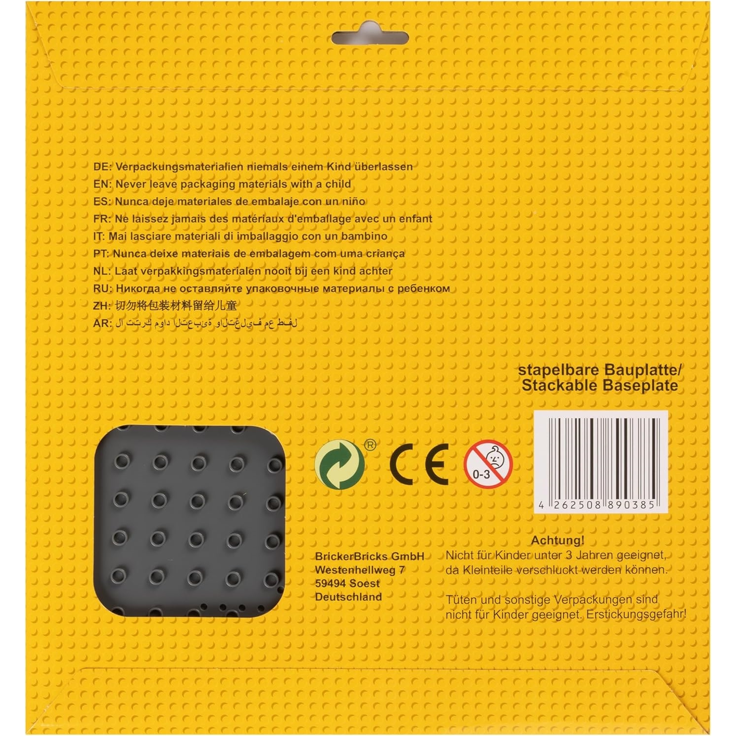 BR1CKS B-00023 Straßenplatte 32 x 32 Kurve