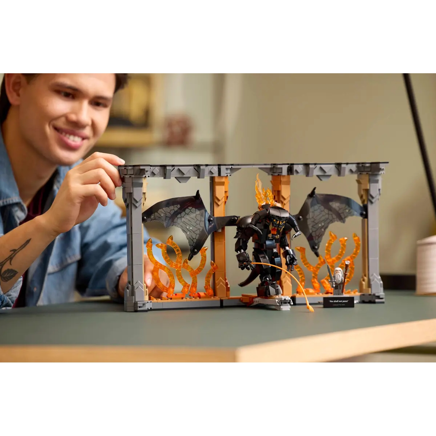 LEGO 10367 Icons Balrog Buchstütze