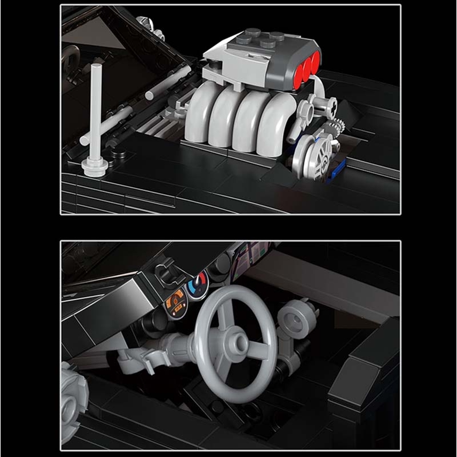 Mould King 10028 Charger Amerikanisches Muscle Car