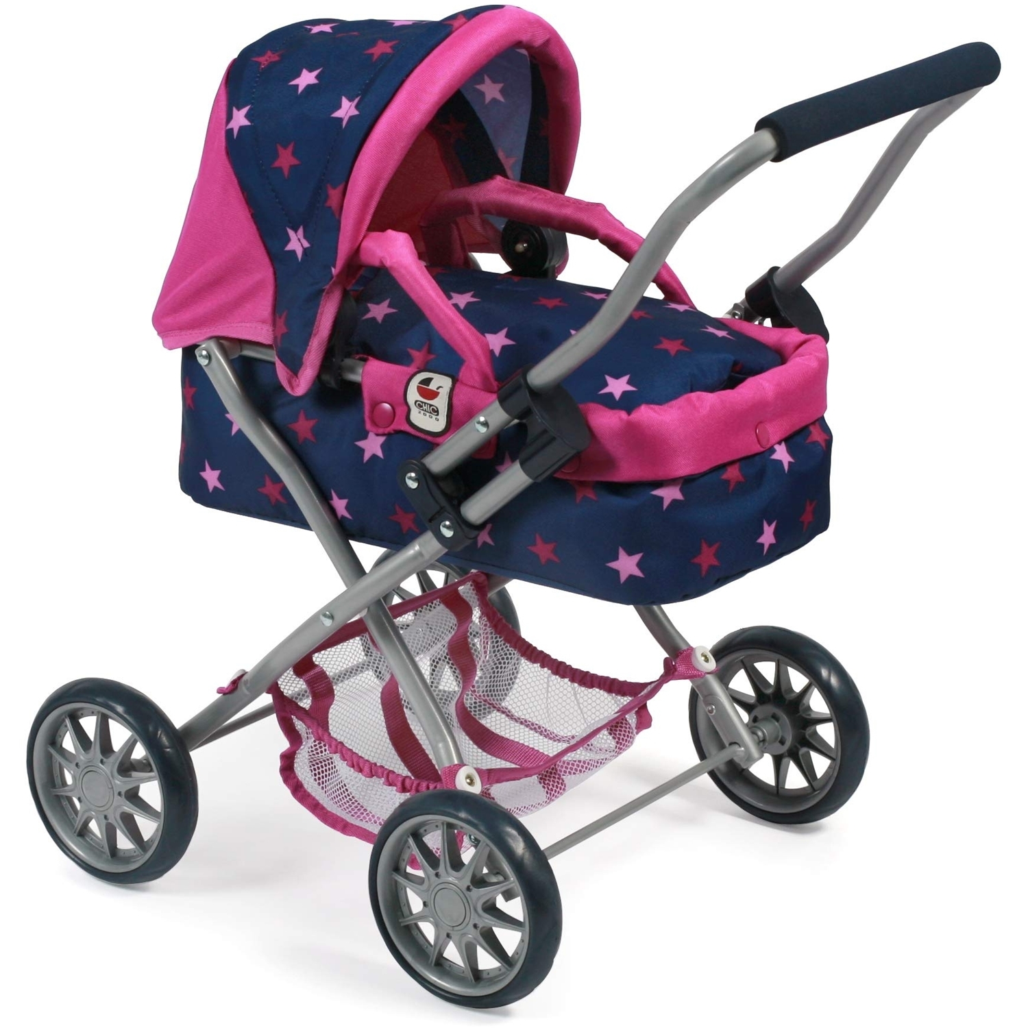 Bayer Chic 2000 555-72 Mini-Kuschelwagen SMARTY, Stars marine
