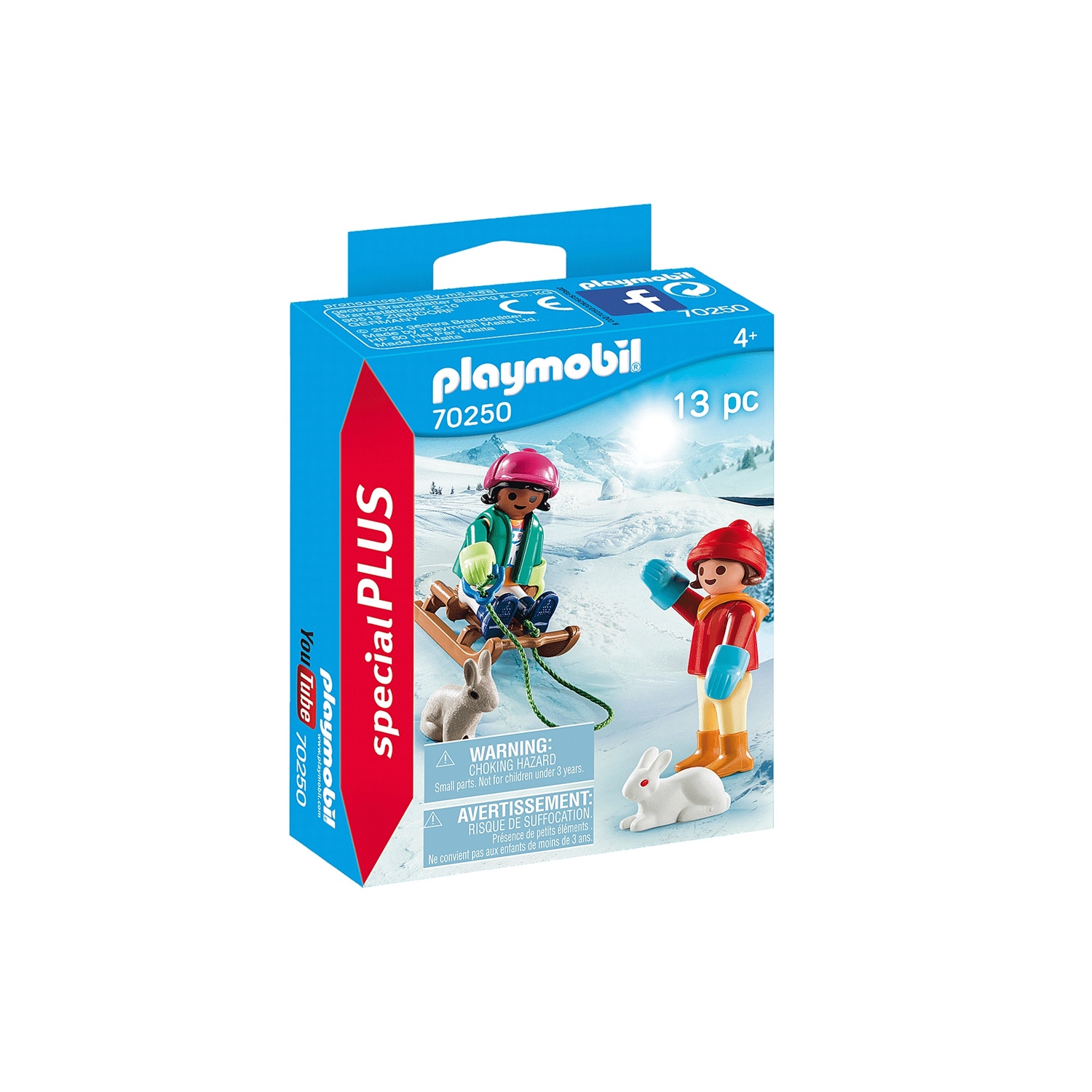 PLAYMOBIL 70250 Kinder mit Schlitten