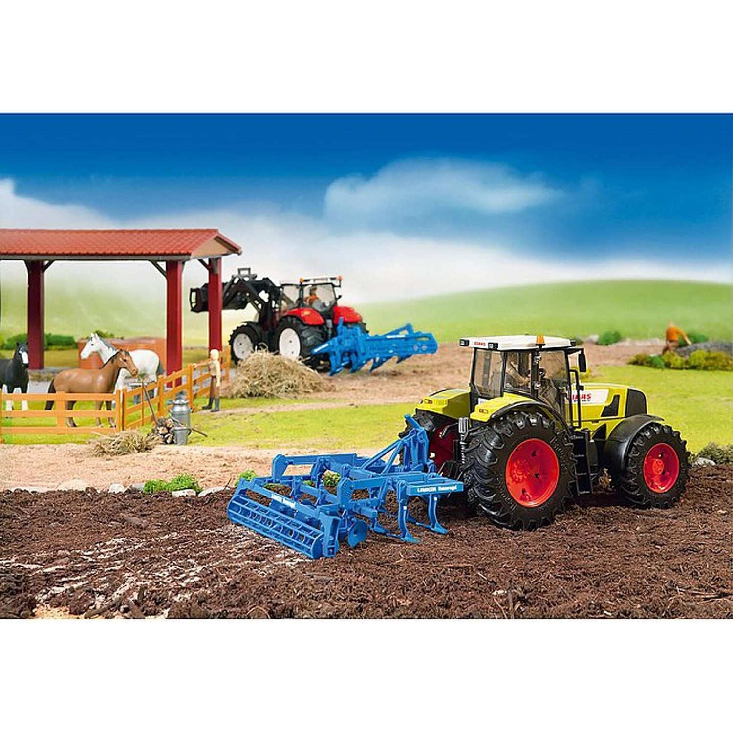 Bruder 02329 Lemken Scheibengrubber