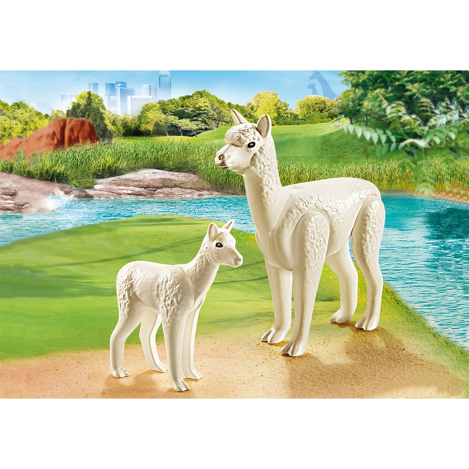 PLAYMOBIL 70350 Alpaka mit Baby