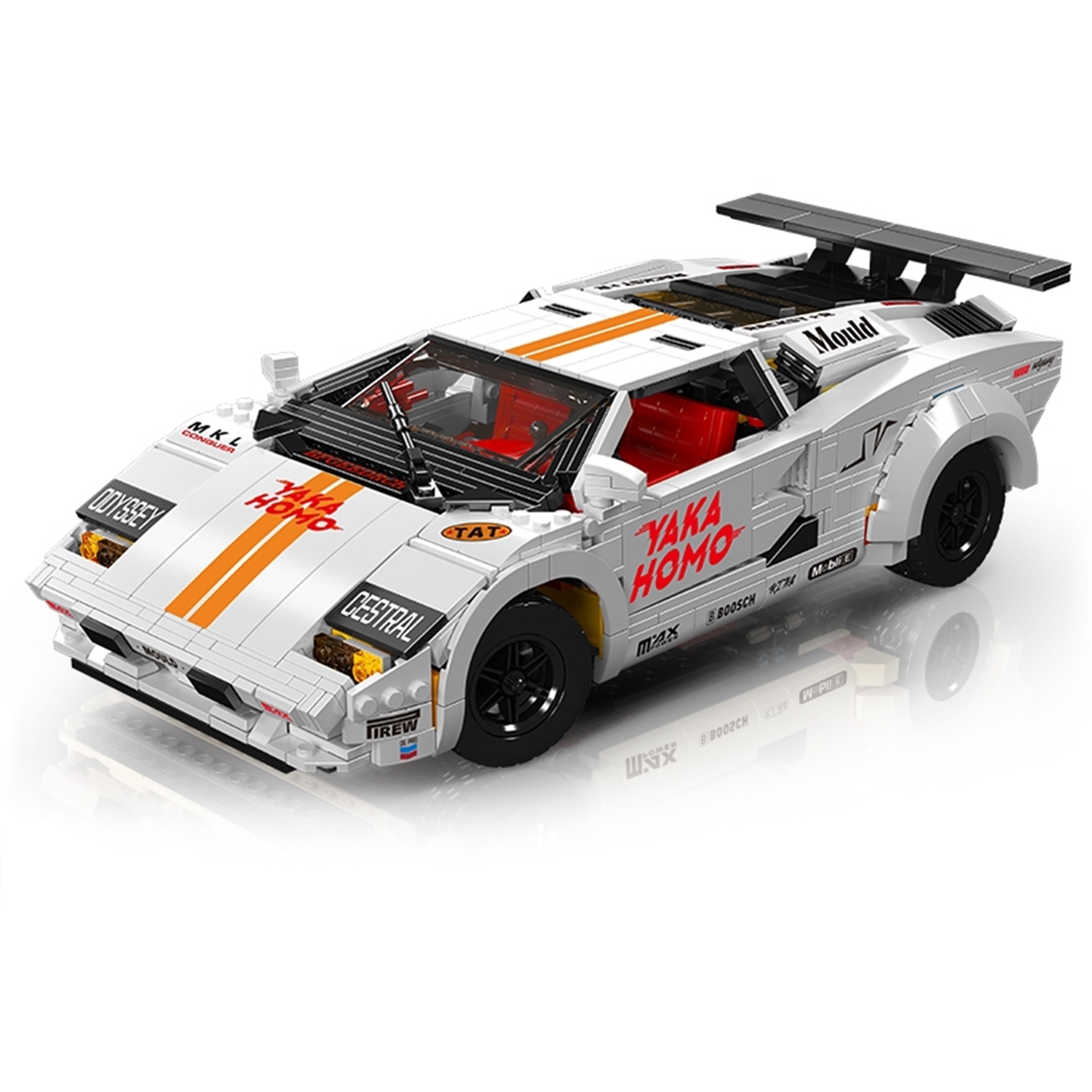 Mould King 13194 RC Sportwagen Lambo-Coutach weiß