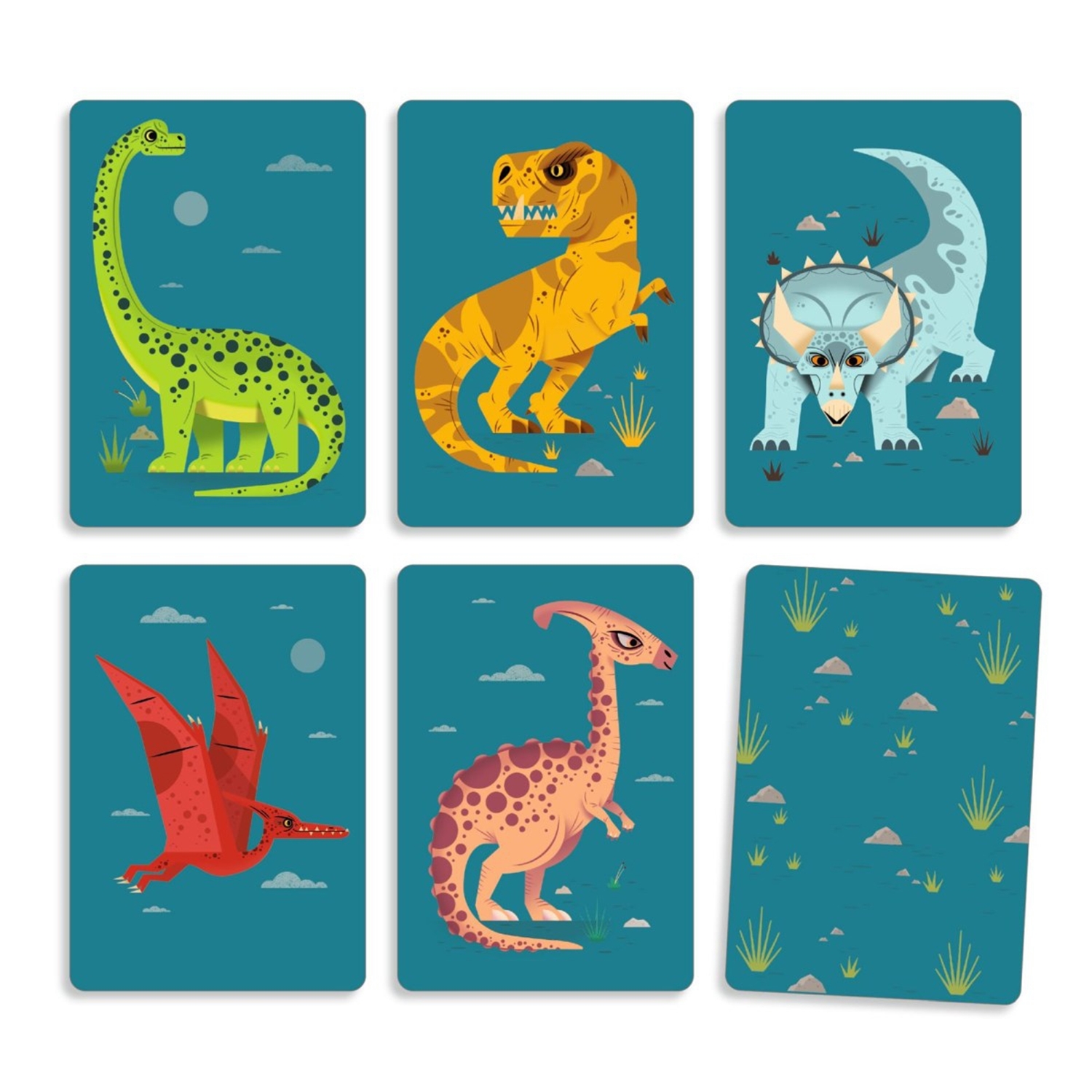 Djeco DJ05093 Kartenspiele: Dino Draft