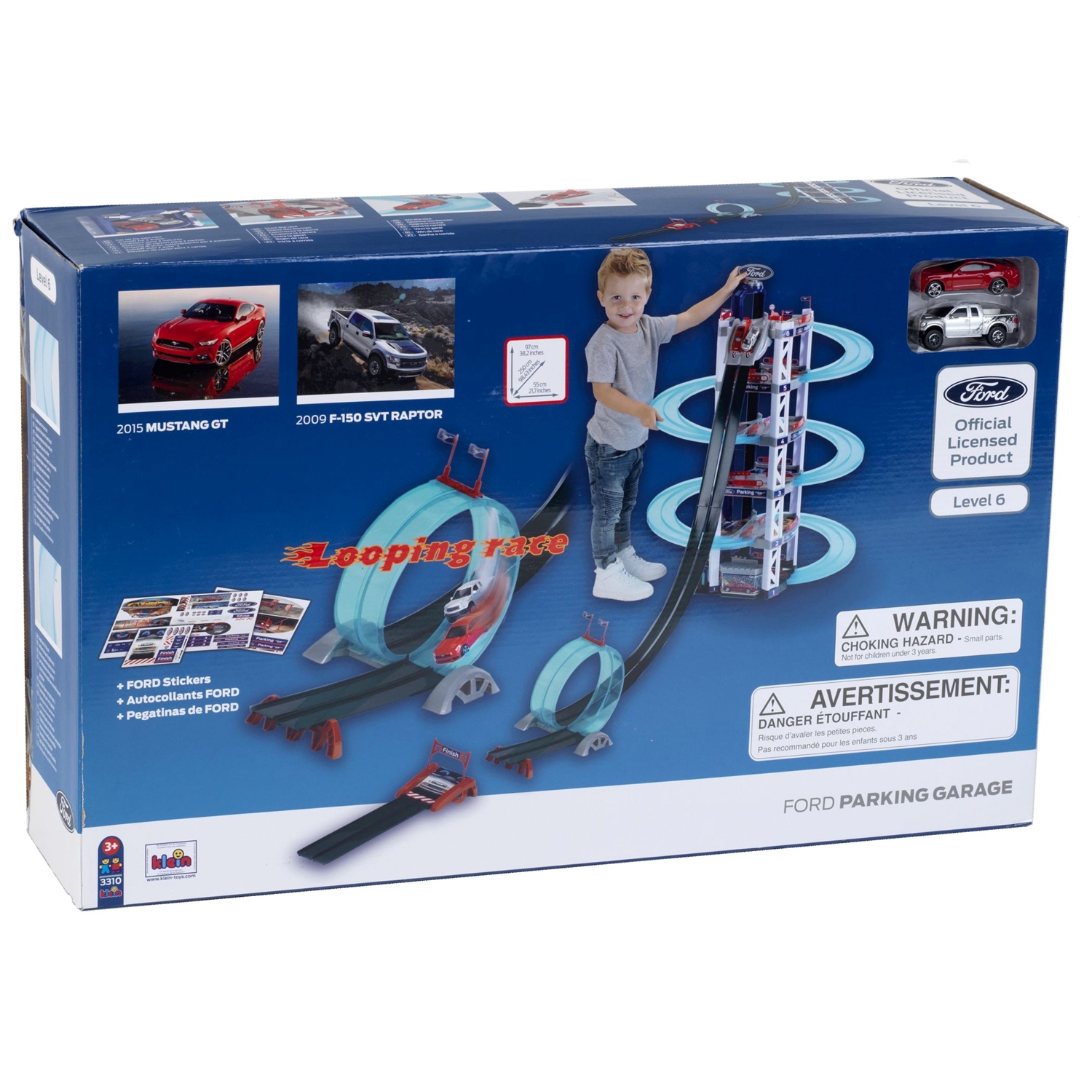 Theo Klein 3310 Ford Parkhaus, 6 Ebenen und Looping