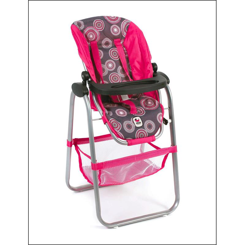 Bayer Chic 2000 655-87 Puppen Hochstuhl, Hot Pink Pearls