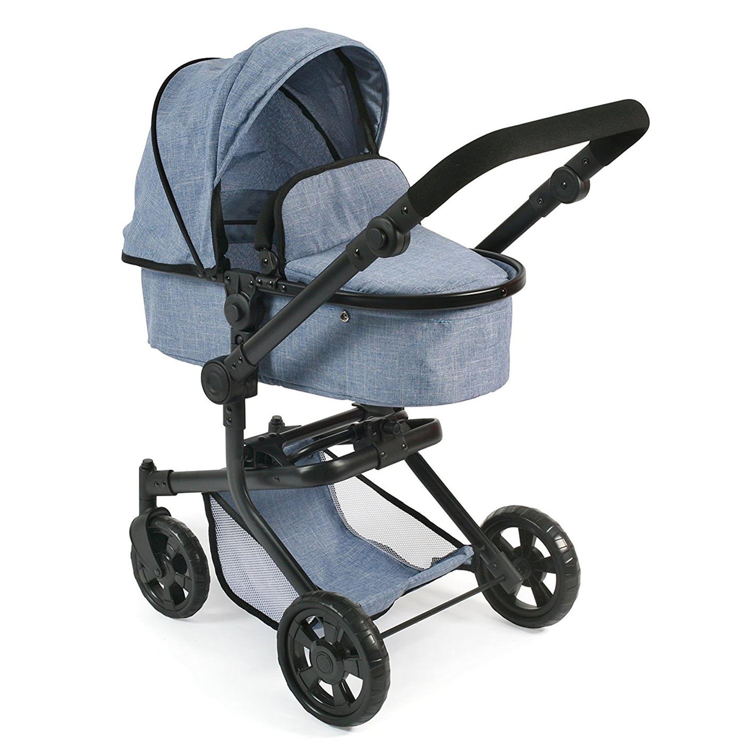 Bayer Chic 2000 595-50 Kombi-Puppenwagen "MIKA", Jeans Blue