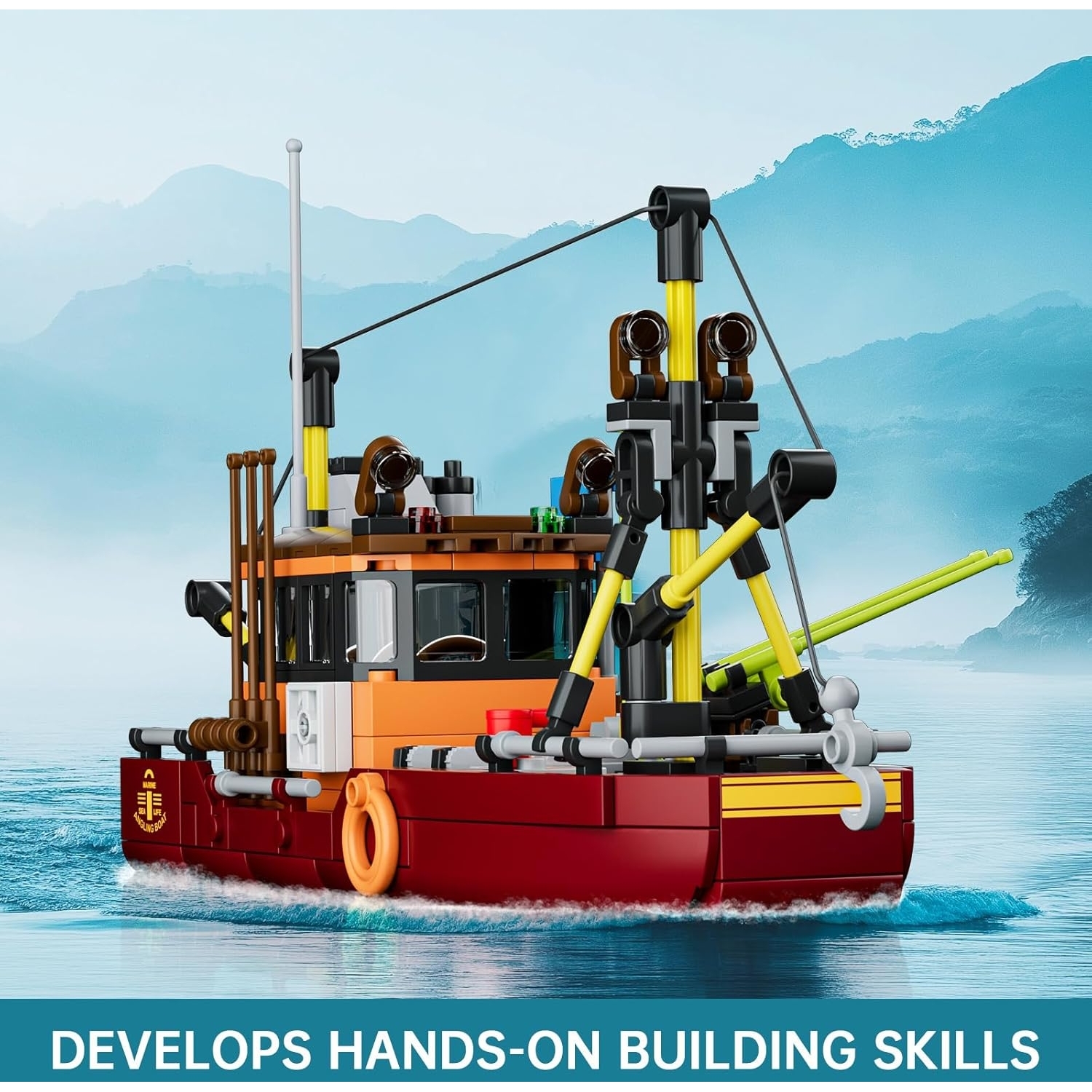 Mould King 10135 Fischerboot