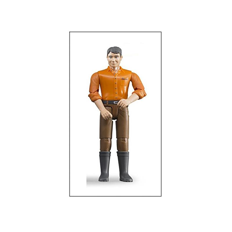 Bruder 60007 bworld - Mann, brünett mit brauner Hose