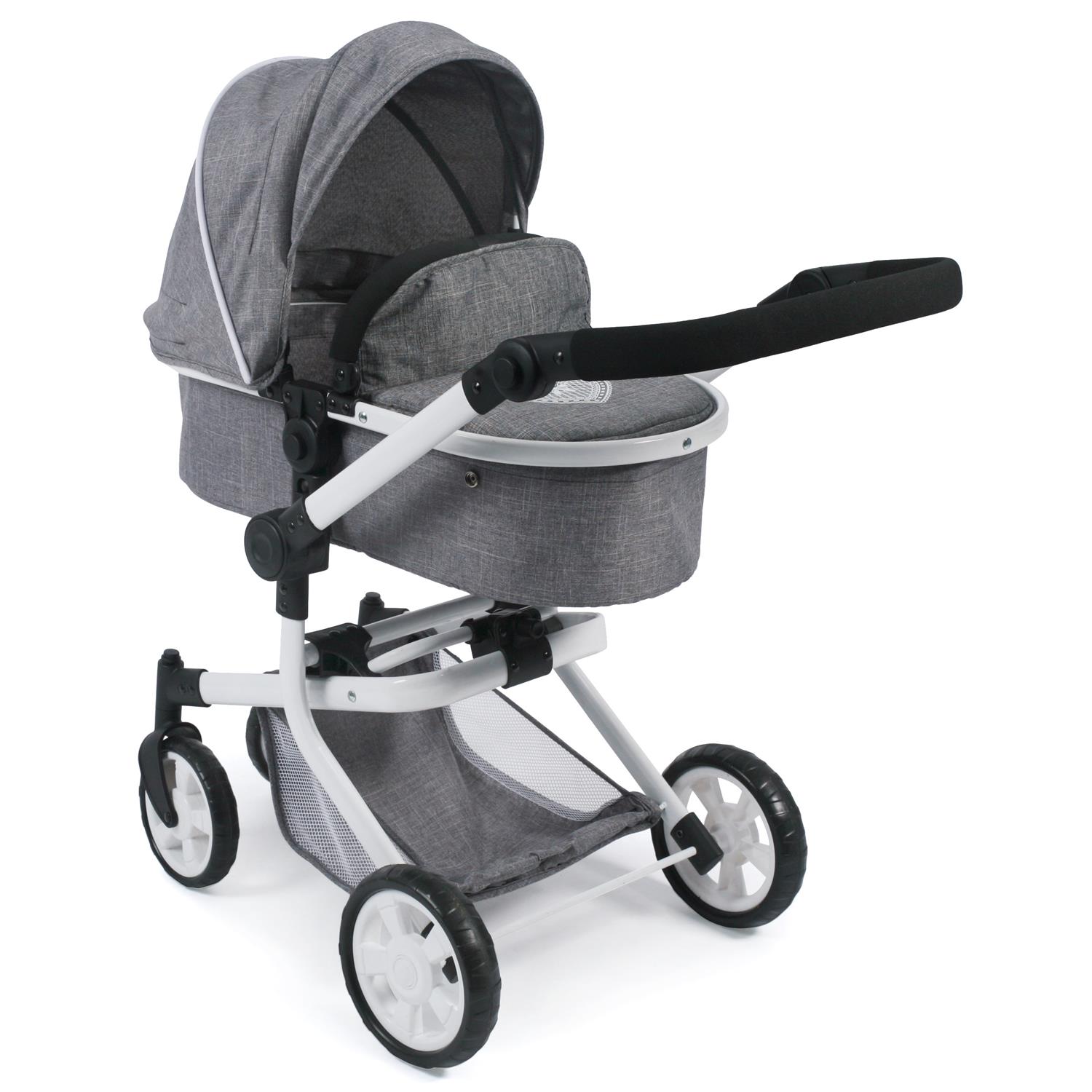 Bayer Chic 2000 595-76 Kombi-Puppenwagen "MIKA", Jeans Grey