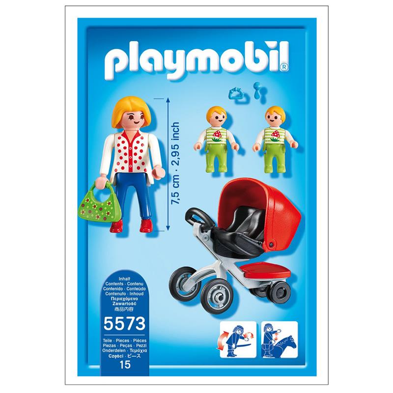 PLAYMOBIL 5573 Zwillingskinderwagen