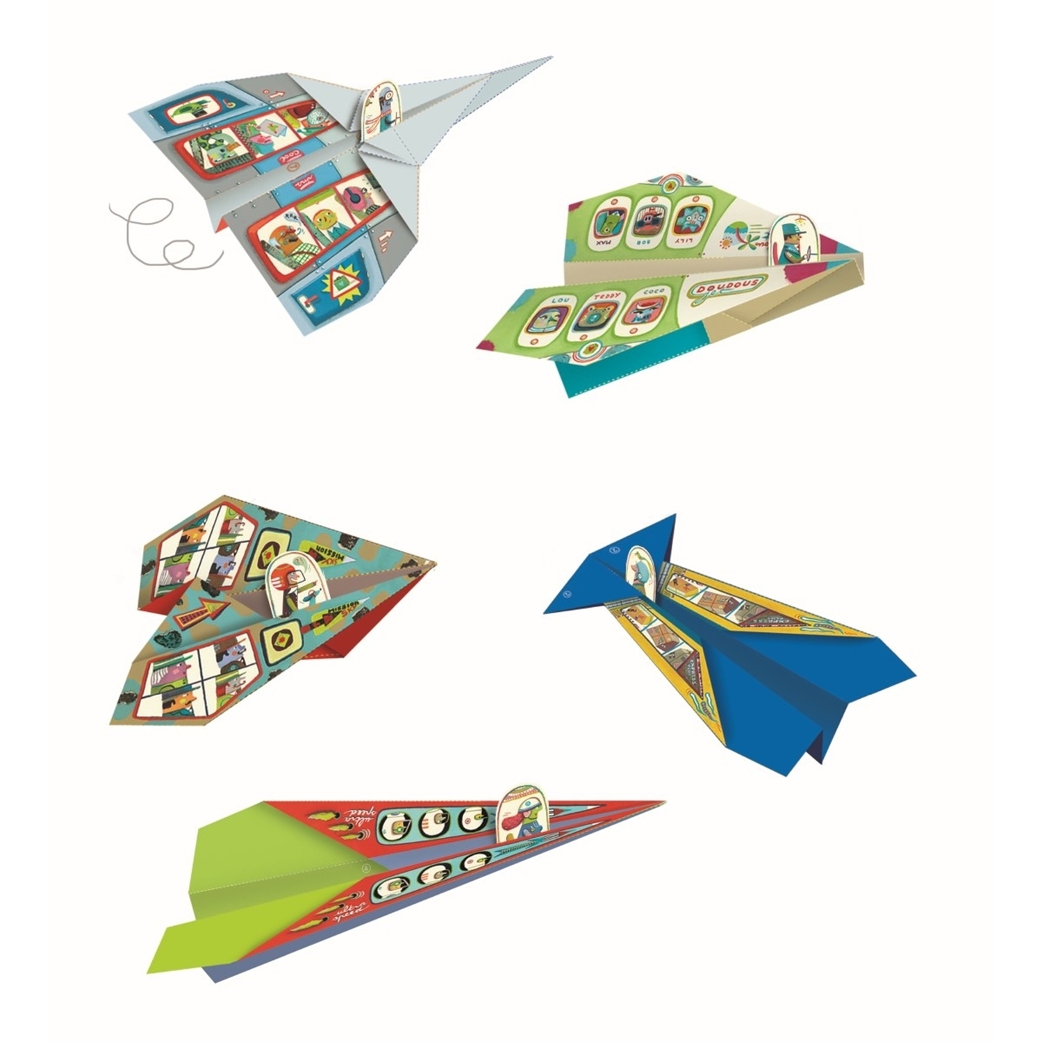 Djeco DJ08760 Origami: Flugzeuge