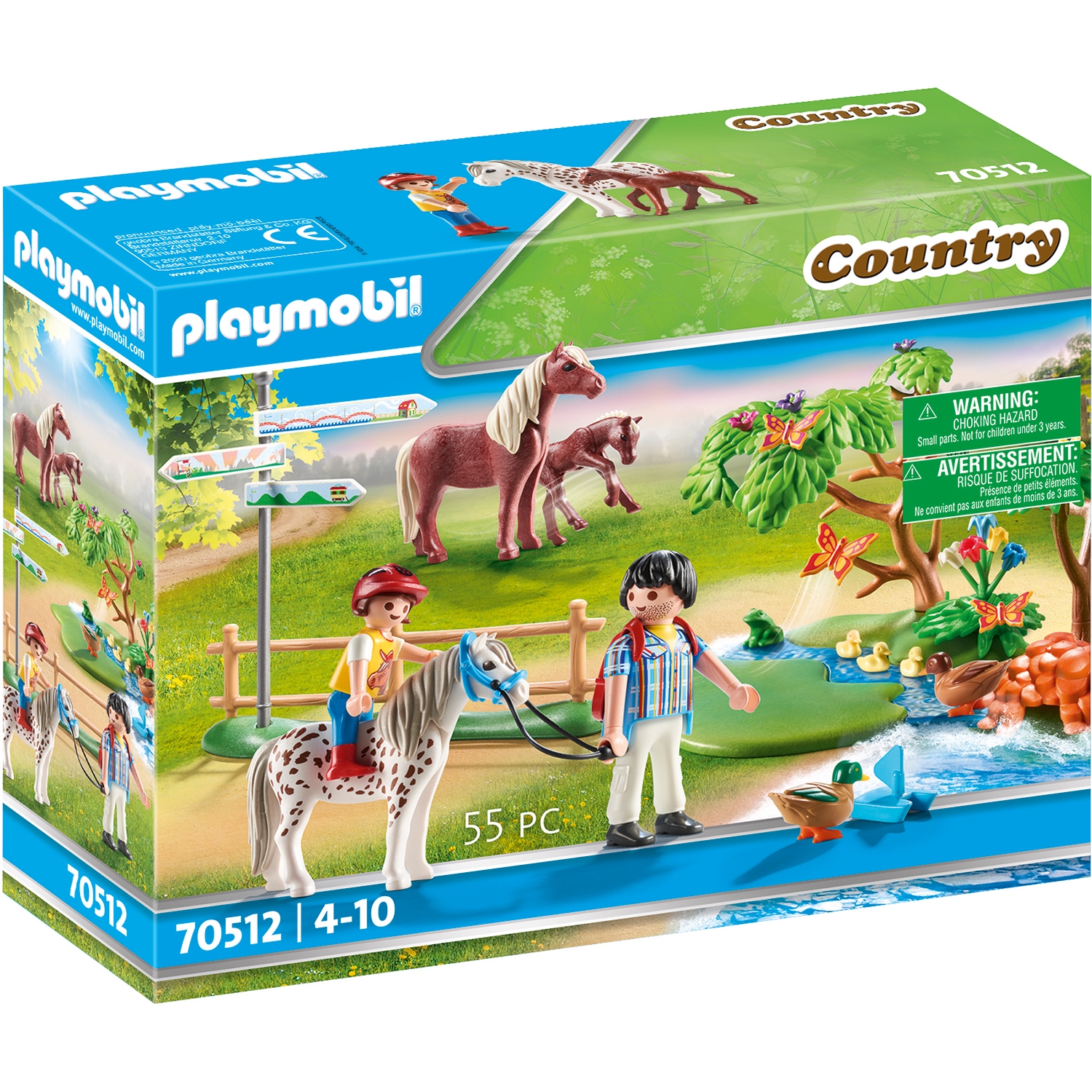 PLAYMOBIL 70512 Country Fröhlicher Ponyausflug